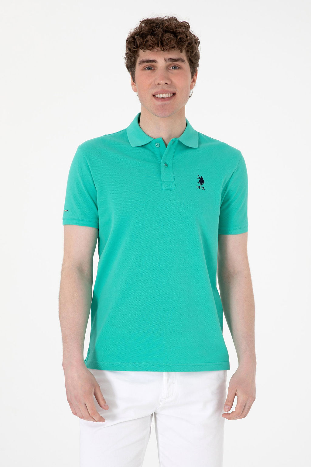 Erkek Slim Fit Polo Yaka Mint Basic Ti__rt Sepette S_rpriz _ndirim - U.s. polo assn фото 8