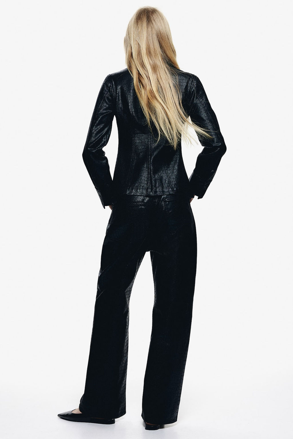Pantalon estampado de sarga - H&m фото 5
