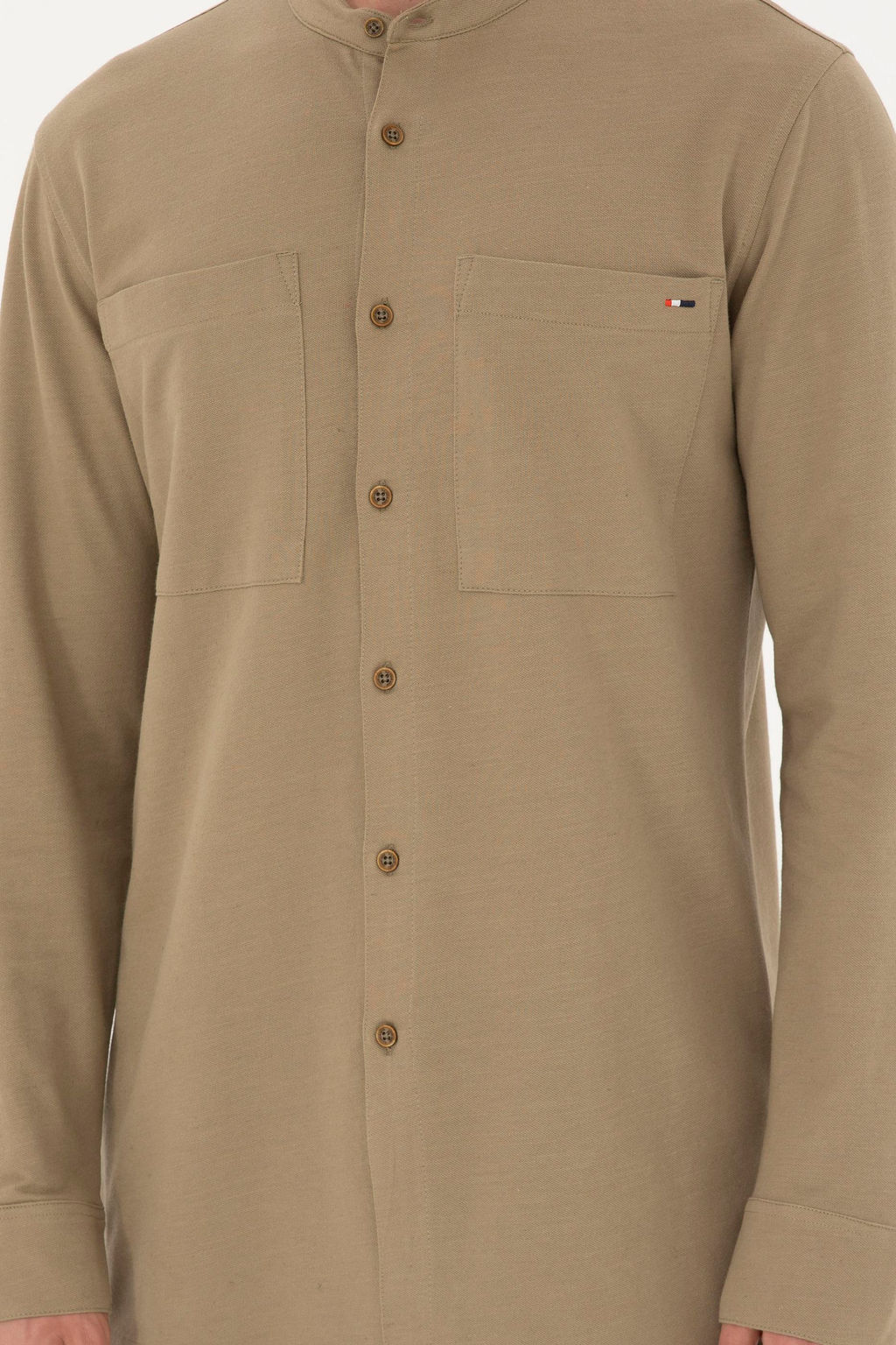 Мужской вязаный кардиган цвета хаки - U.s. polo assn фото 13