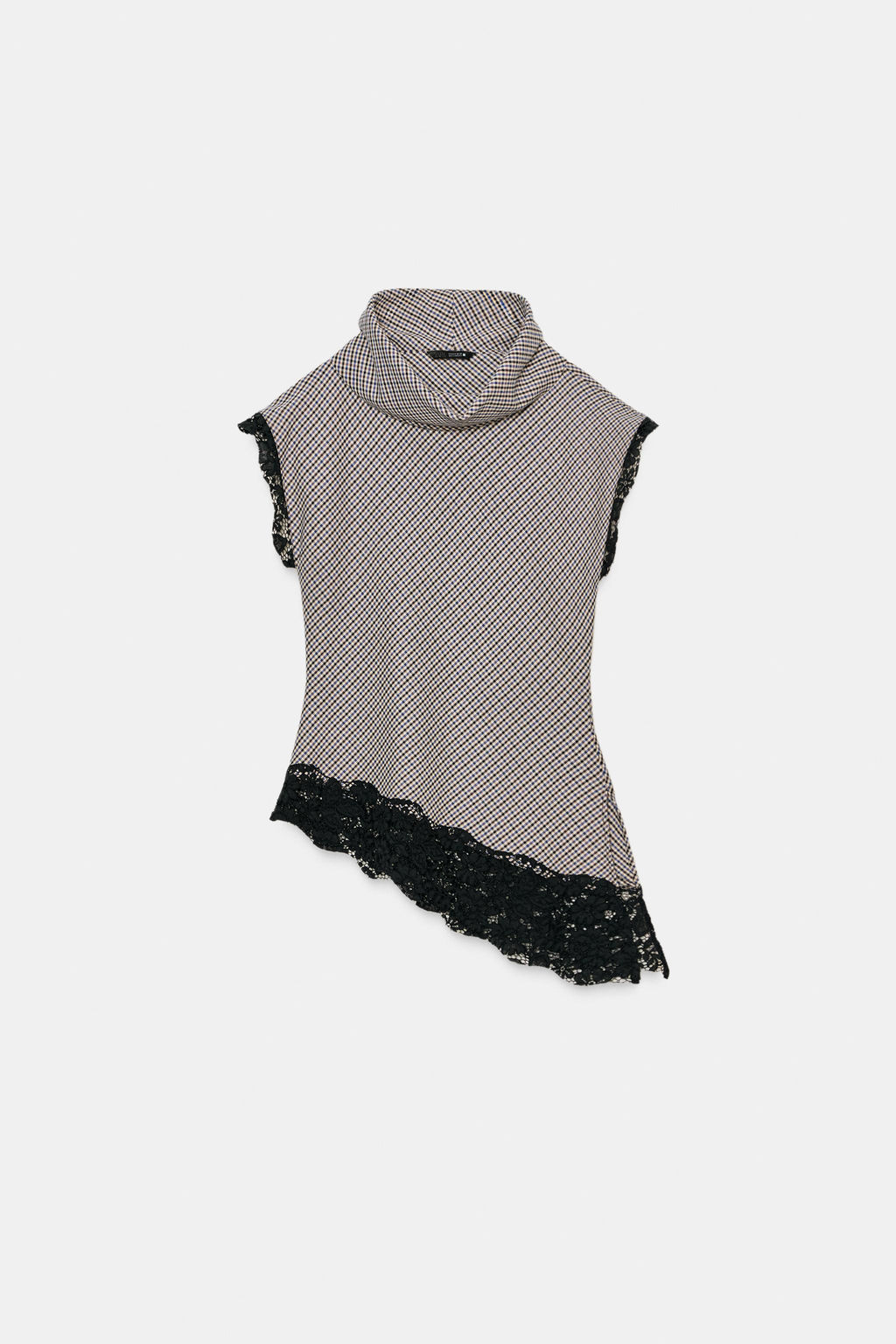HOUNDSTOOTH LACE TOP - Zara фото 18