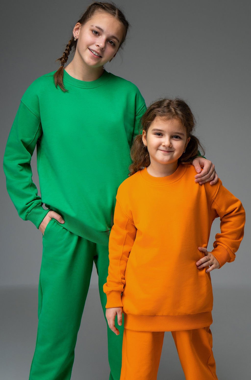 Костюм для девочки оверсайз из футера трехнитки Happyfox - Happy fox фото 9