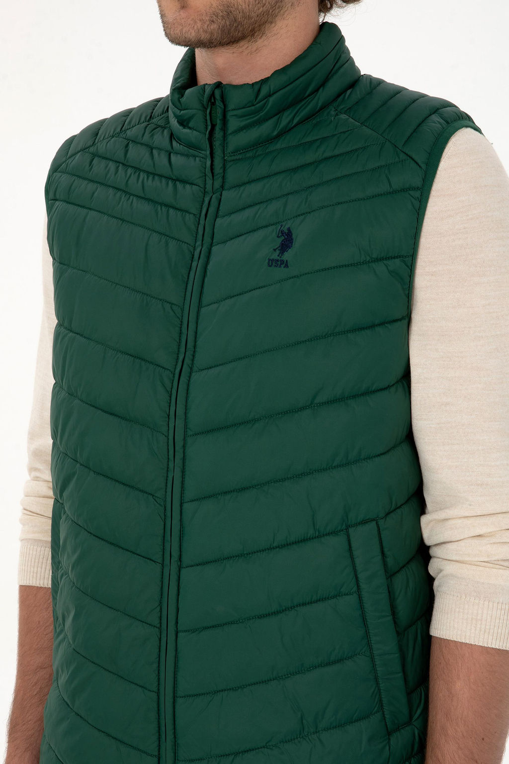 Erkek Koyu Ye_il Yelek Sepette S_rpriz _ndirim - U.s. polo assn фото 7
