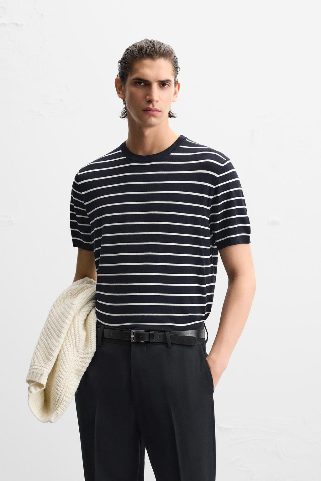FLOWING KNIT T-SHIRT - Zara фото 40