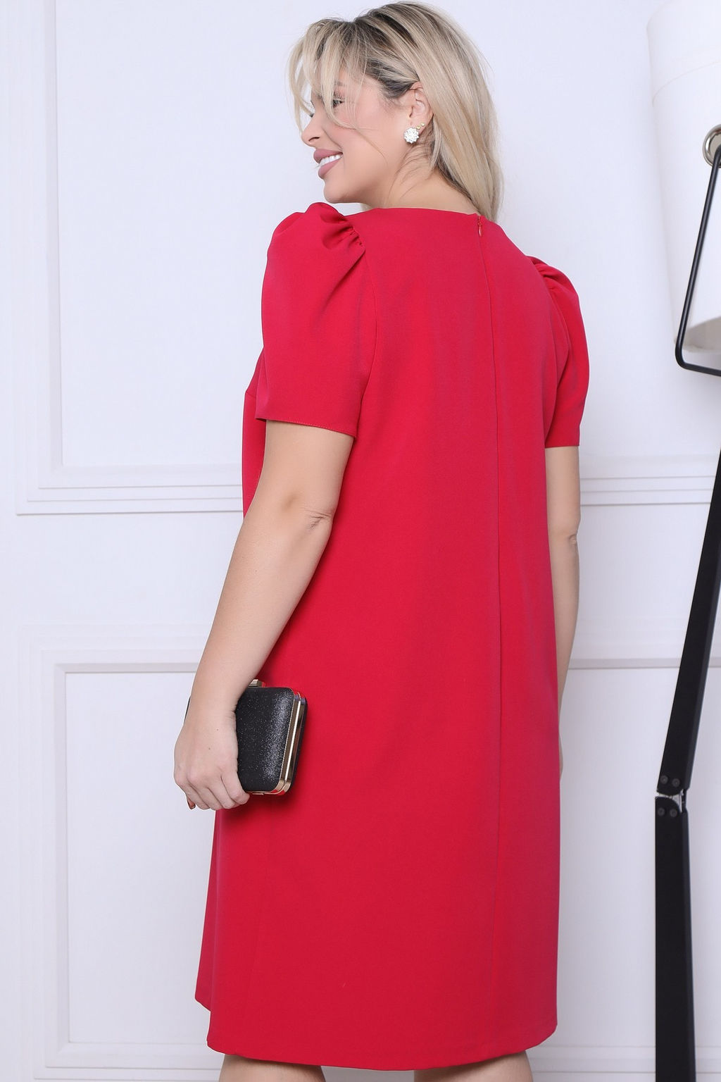 Платье П-2221/2 Цвет:малиновый - Леди агата фото 5