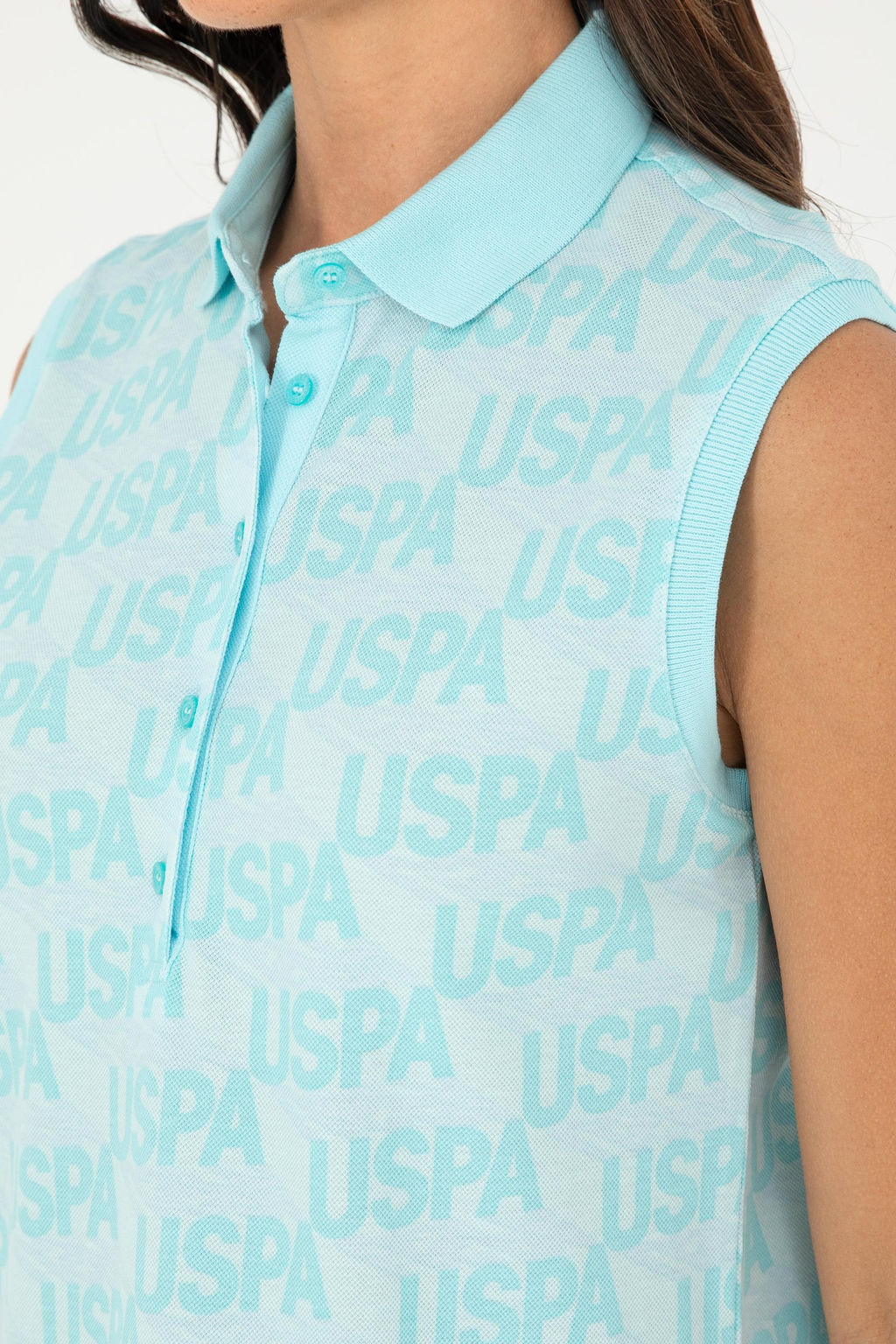 Женская мятная футболка Неожиданная скидка в корзине - U.s. polo assn фото 7