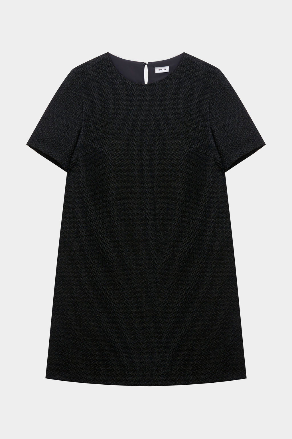 Платье из твида прямого силуэта - Mollis фото 6