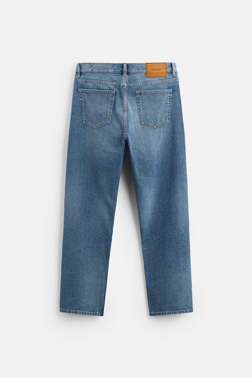 STRAIGHT-FIT REGULAR JEANS - Zara фото 11
