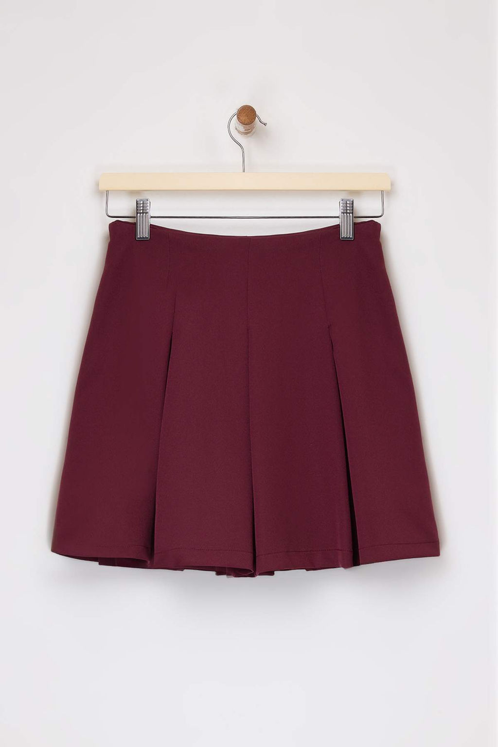 TRENDYOLMILLA Siyah Pileli Dokuma Sort Etek TWOAW24SR00006  фото 20
