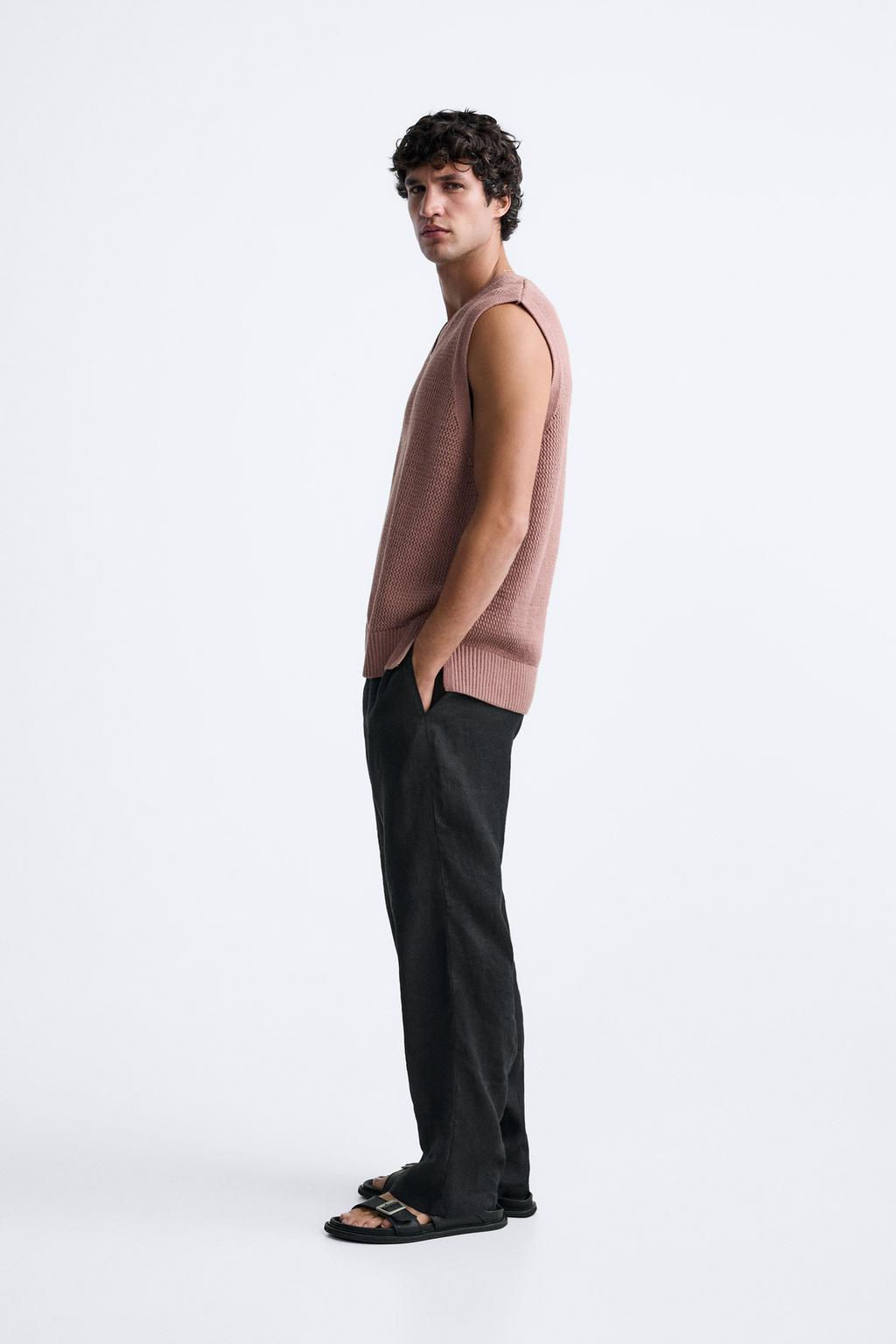 TEXTURED KNIT GILET - Zara фото 4