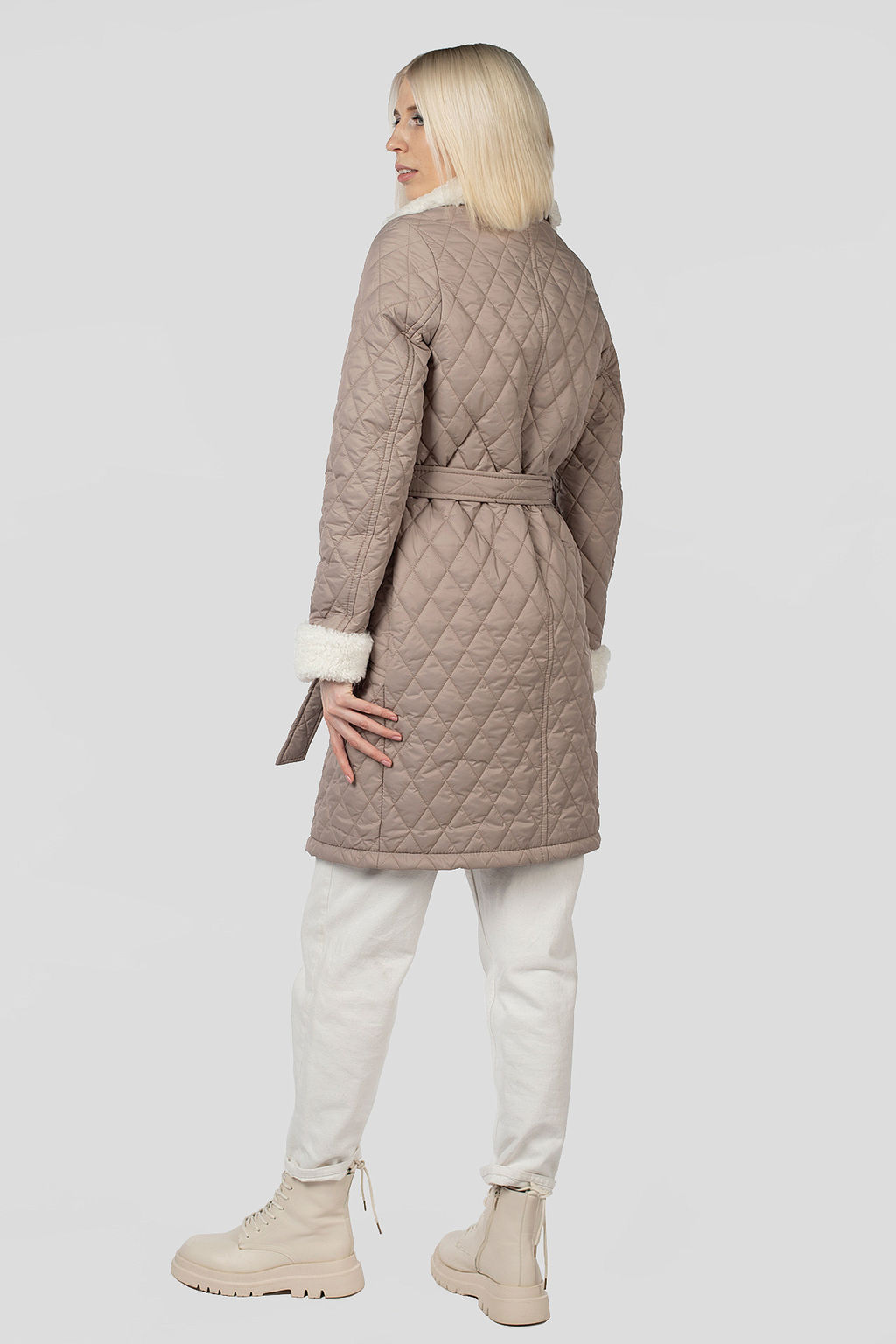 Пальто женское демисезонное (пояс) - Империя пальто фото 7