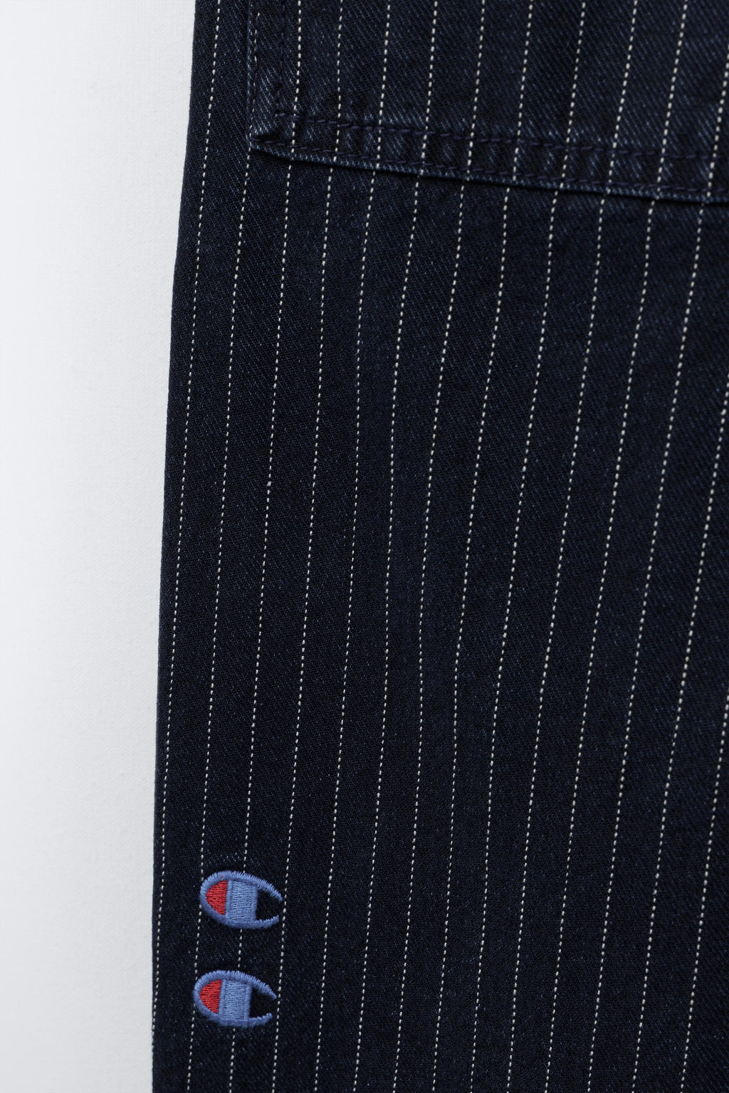 CHAMPION ® X ZARA STRIPED SKATER JEANS фото 5