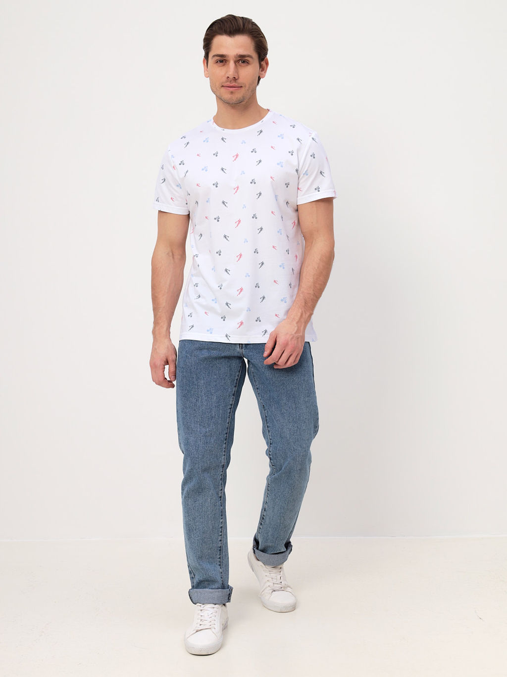 Футболка мужская короткий рукав GREG G145-PP4T-LT1857 (белый)  фото 5