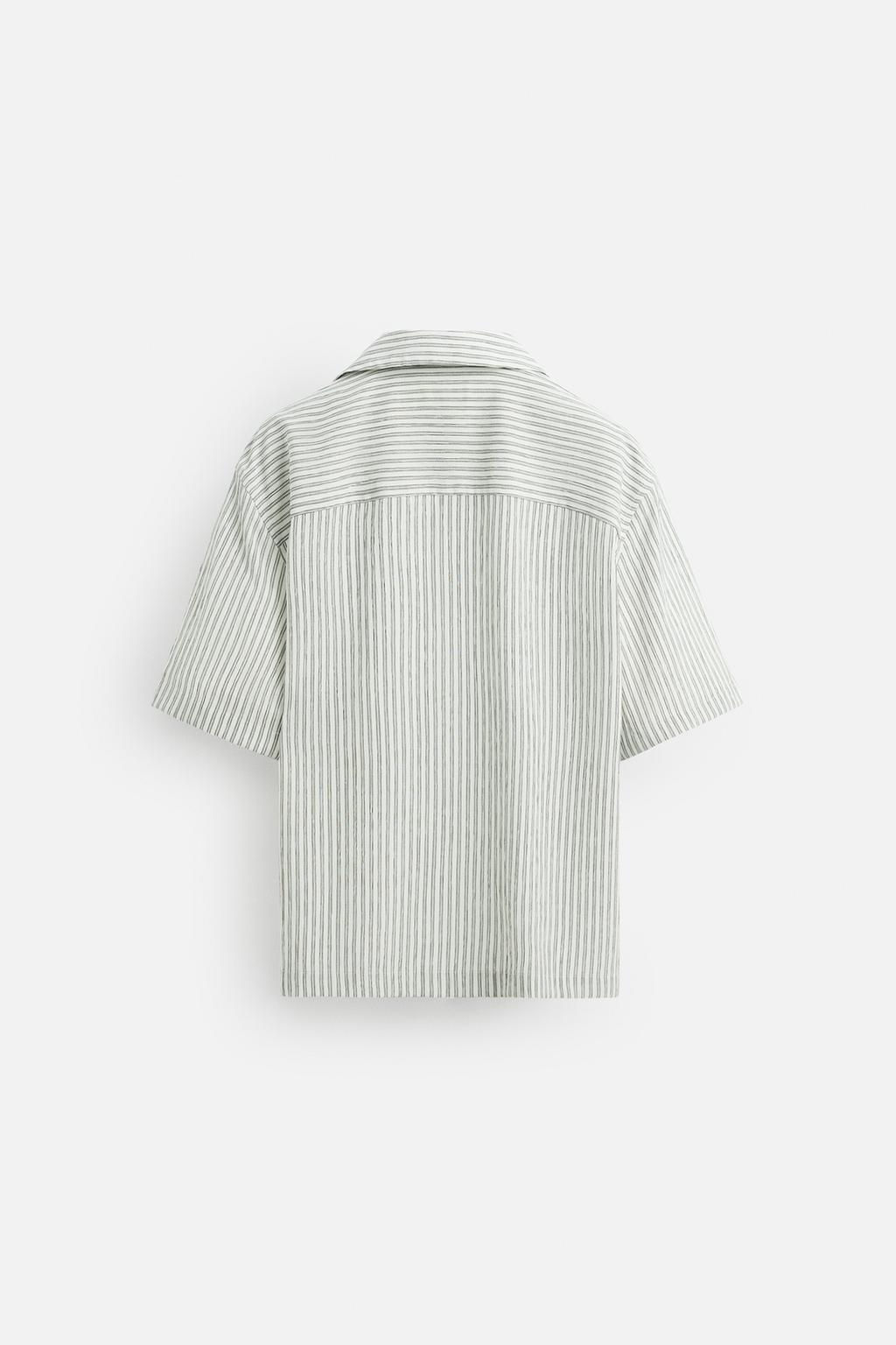CREASED JACQUARD SHIRT - Zara фото 9