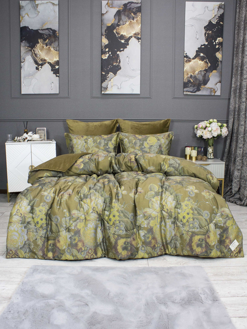 Филис (охра олива) ABC Egypt Cotton комплект