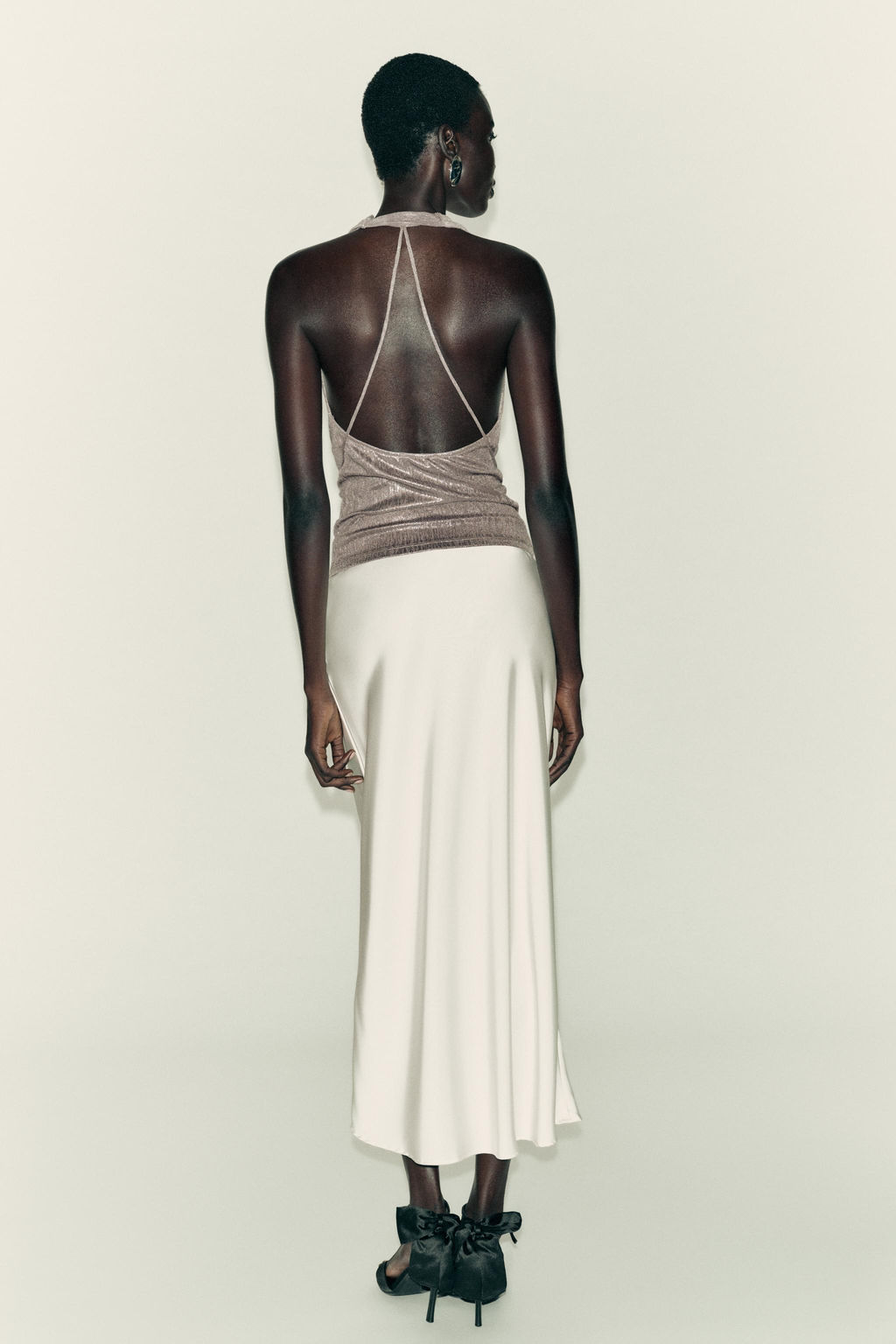 DRAPED HALTER TOP - Zara фото 6