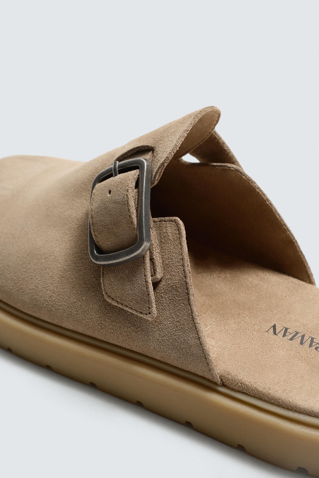 LEATHER BUCKLE CLOGS - Zara фото 13