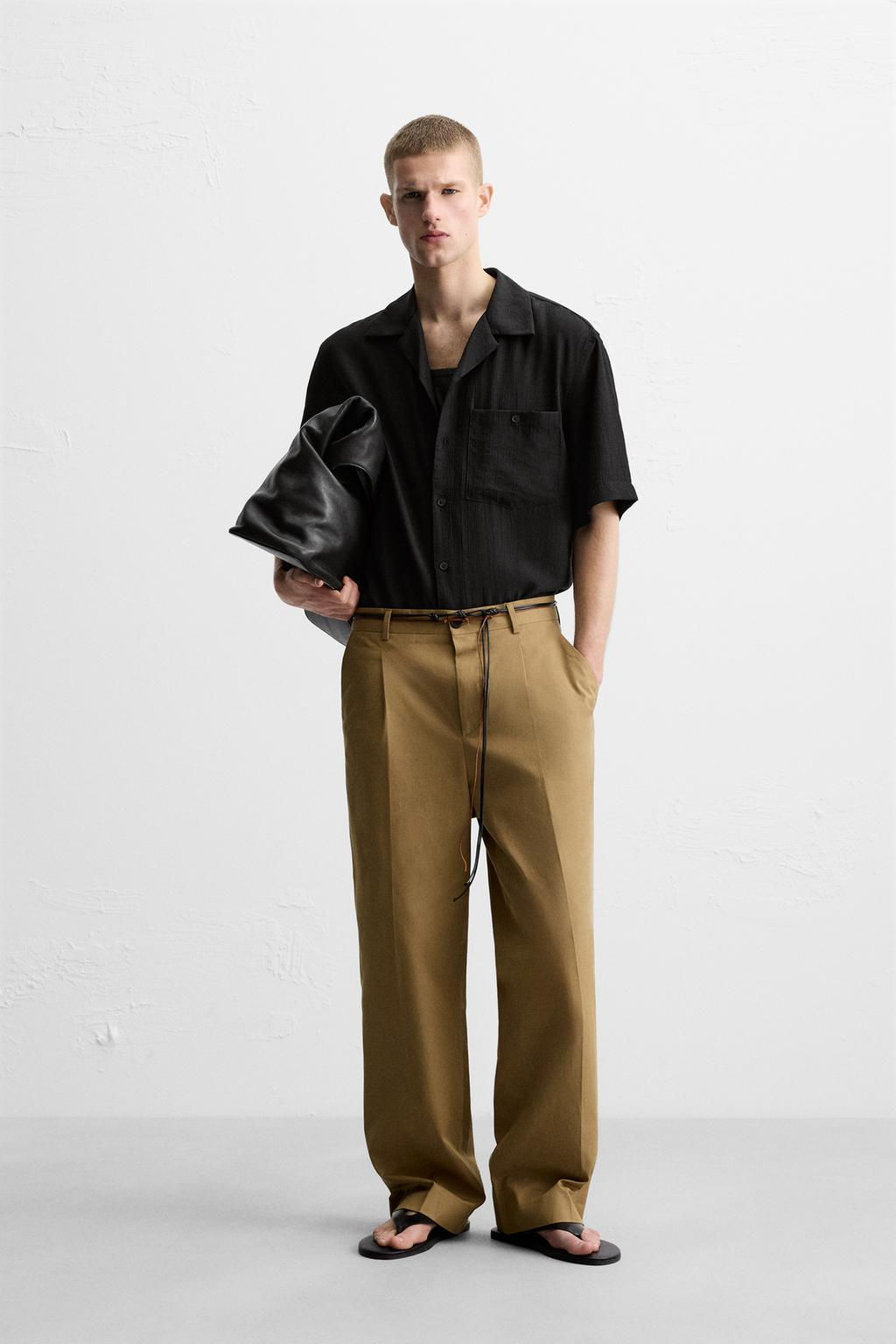CREASED JACQUARD SHIRT - Zara фото 10
