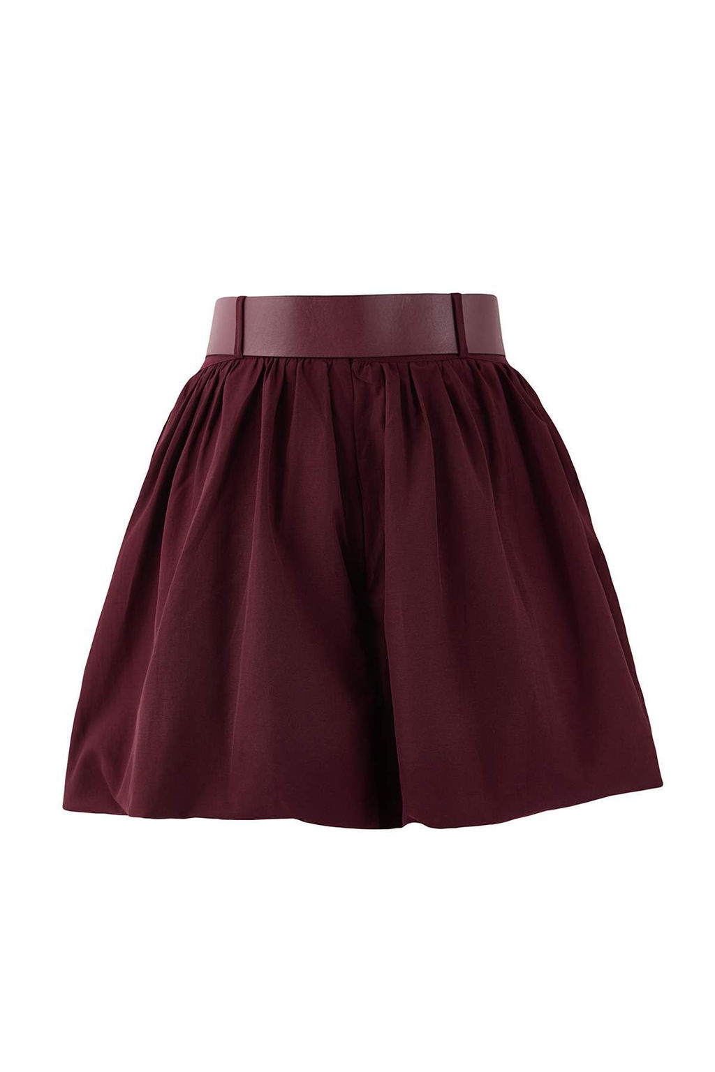 Limited Edition Siyah Sort Astarl? Kemerli Ekstra K?sa/Super Mini Balon Etek TPRAW26ET00003 - Trendyolmilla фото 14