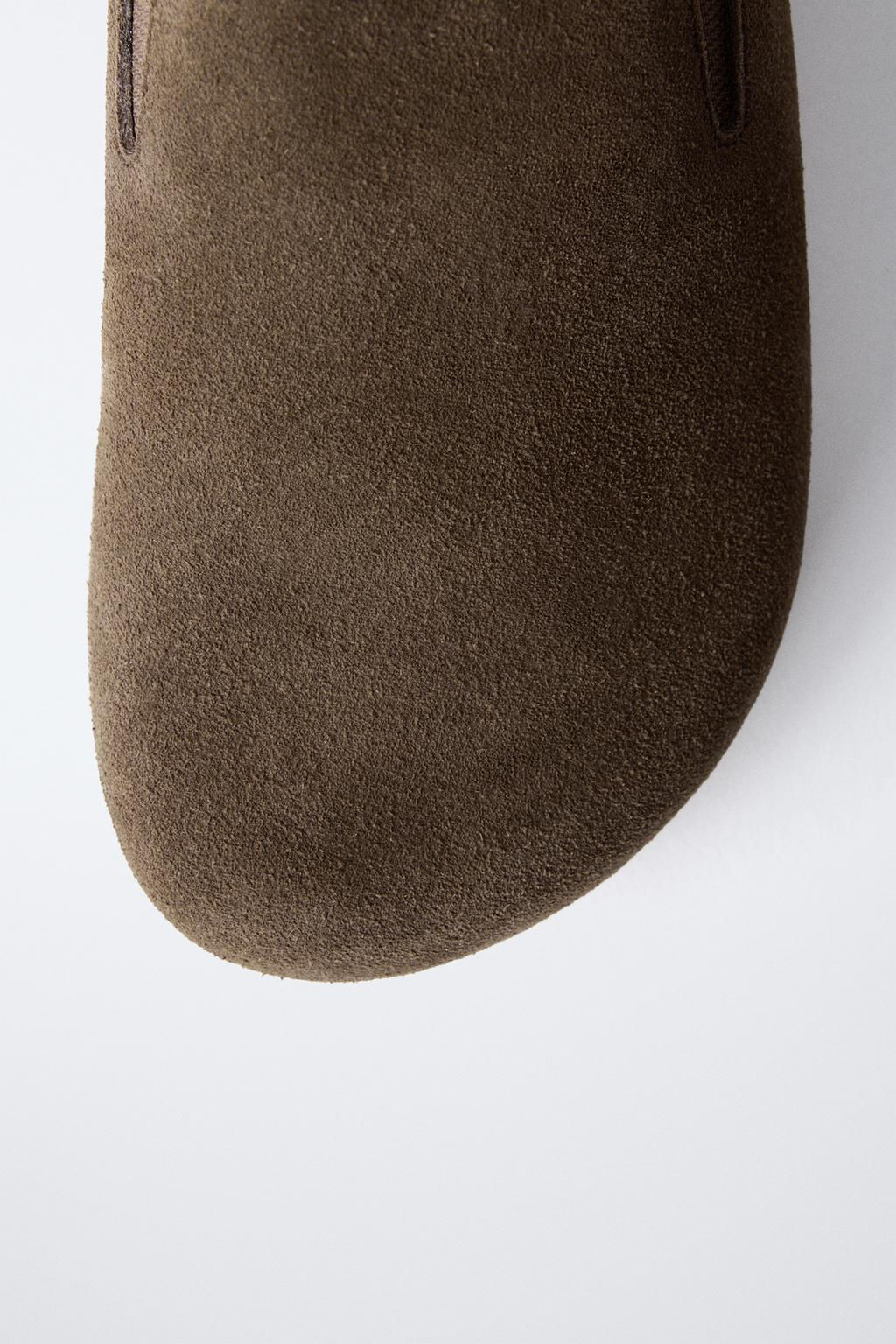 LEATHER CLOGS - Zara фото 5