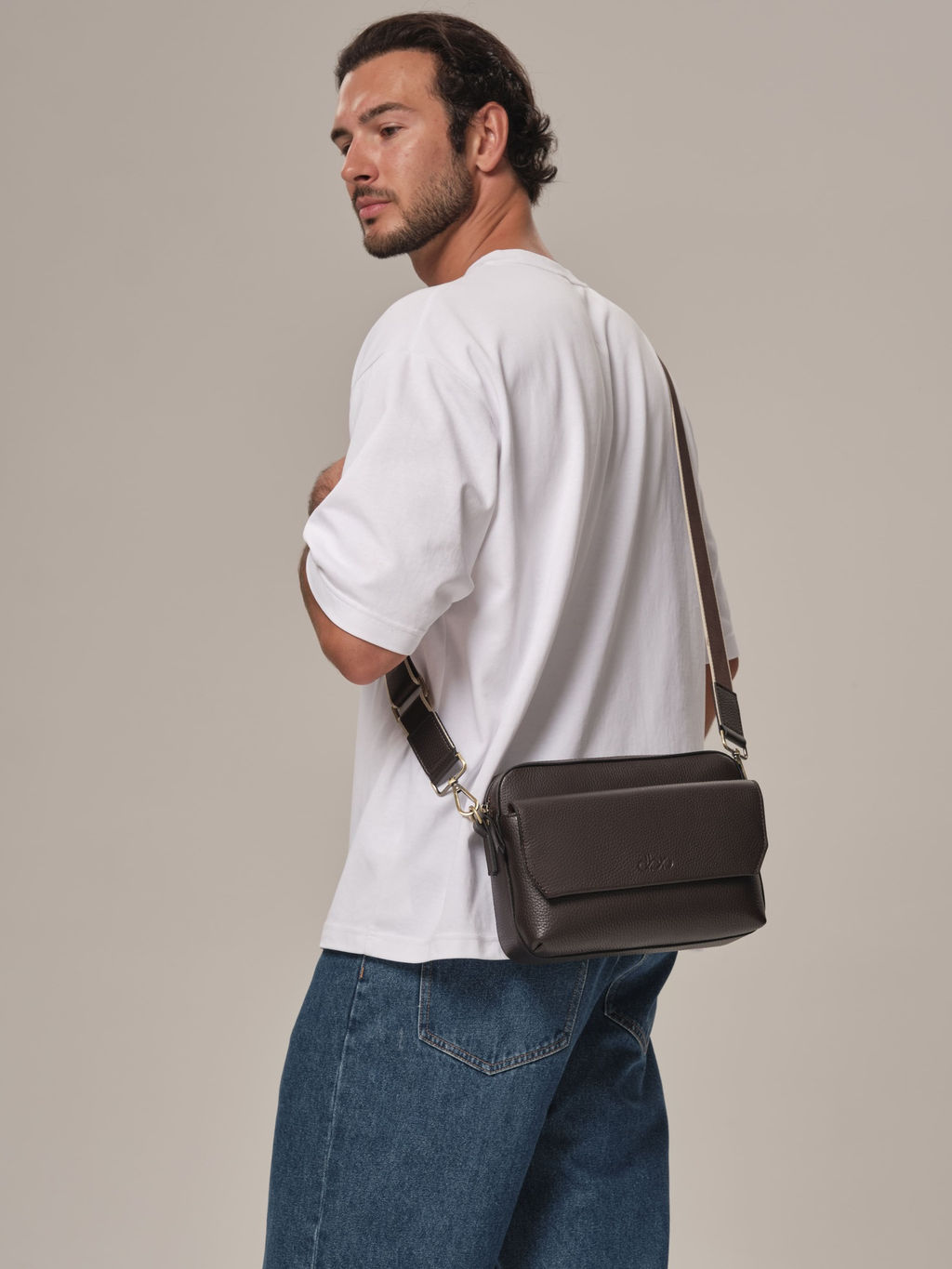 Мужская сумка Bora DBR 7113 коричневый шоколад фото 9