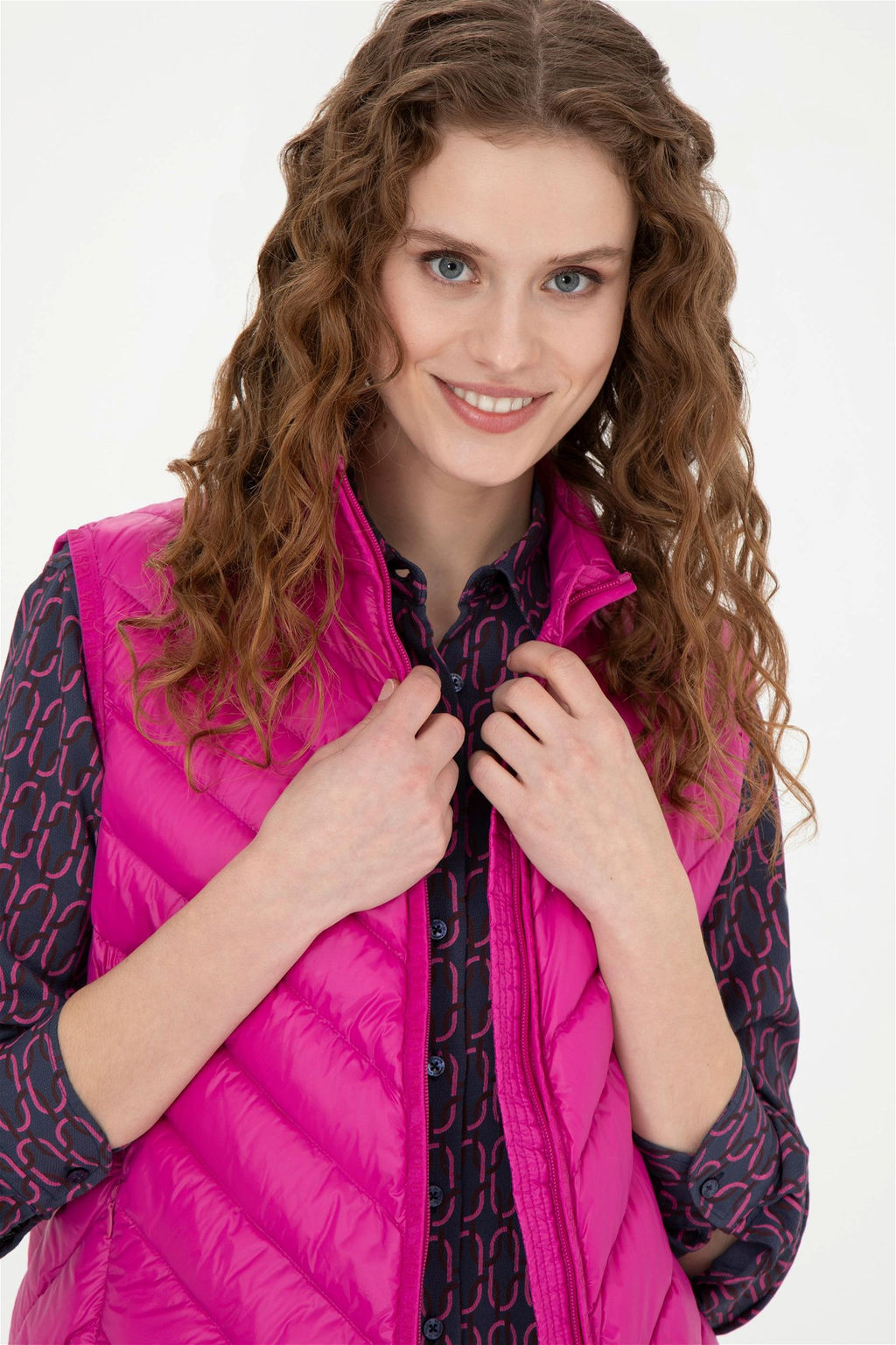 Женский фиолетовый жилет - U.s. polo assn фото 2