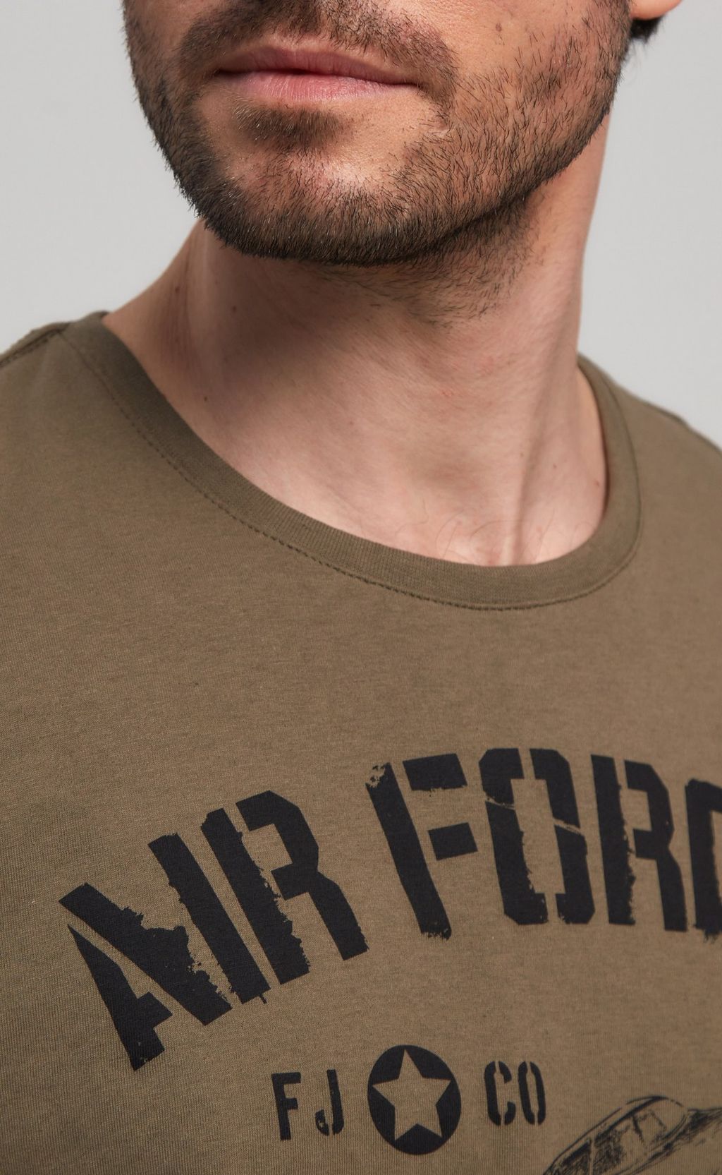 Футболка F211-06-735 khaki - Fine joyce фото 5