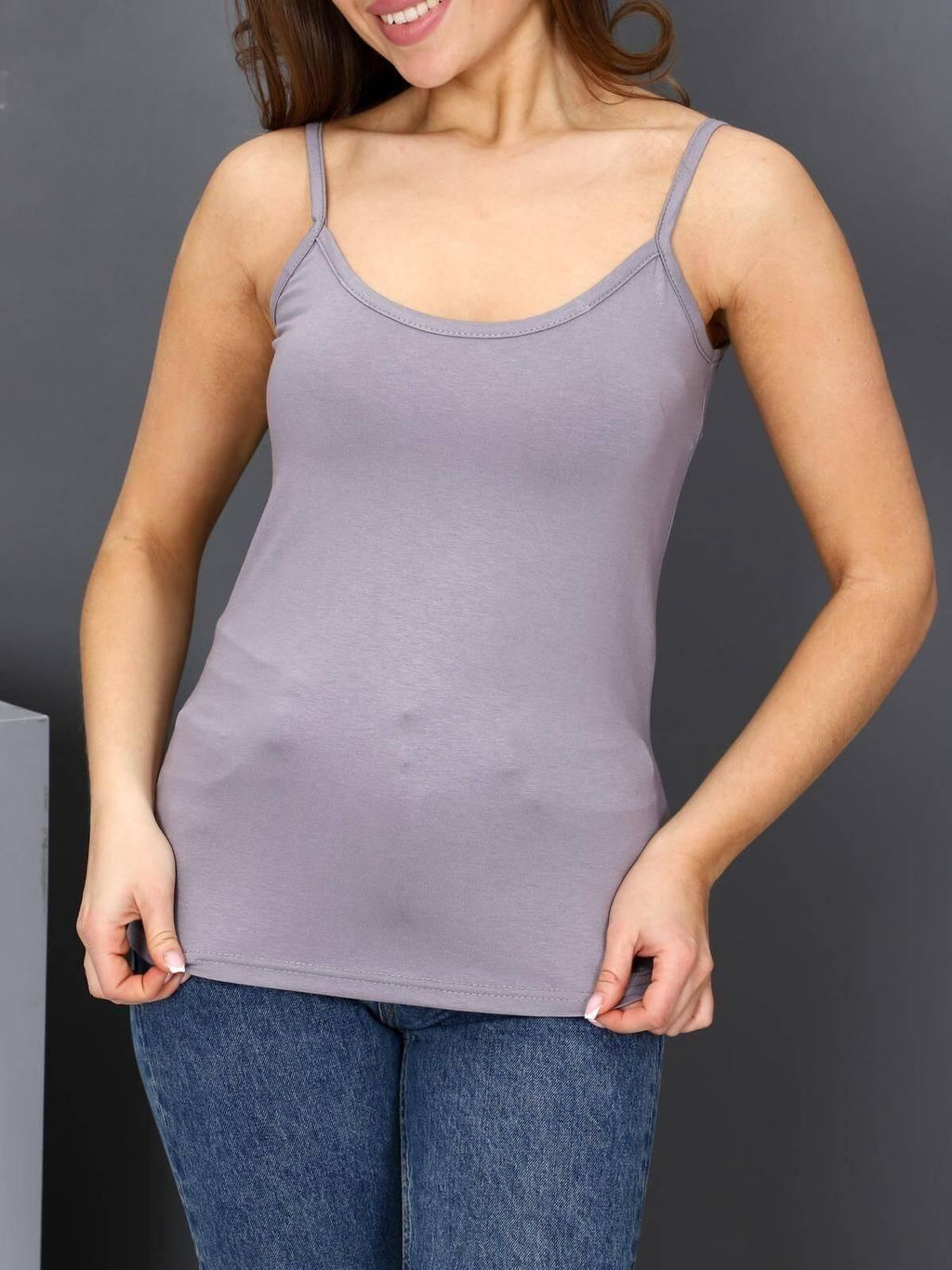 IV-CAPRIZ Кушон уно - майка серый  фото 5