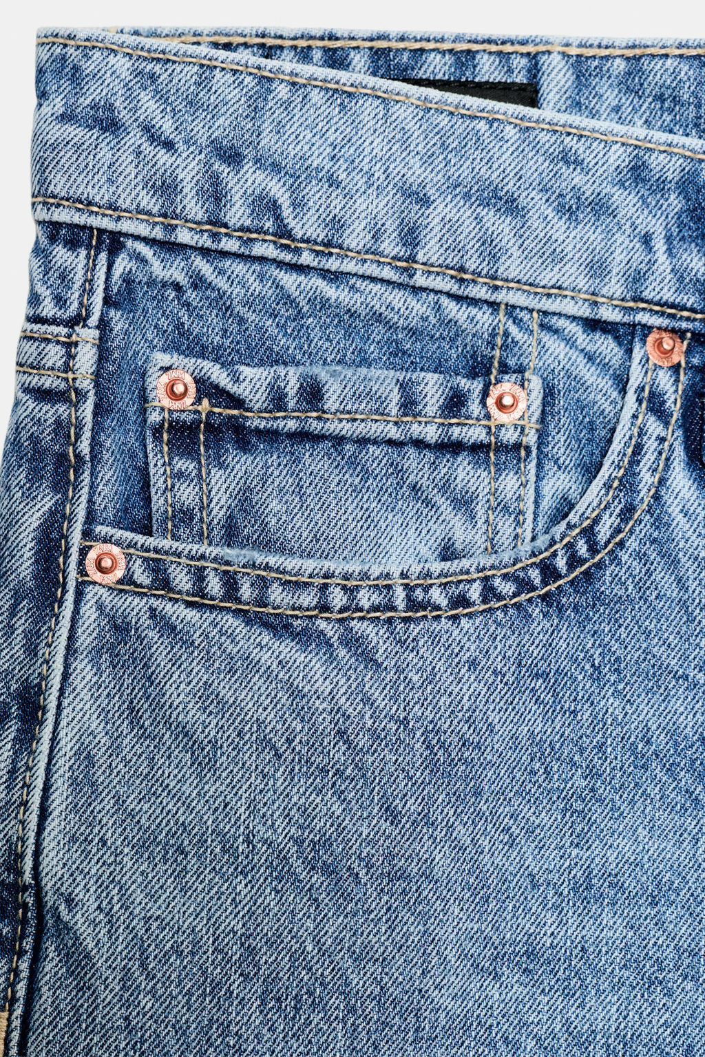 Z1975 CROPPED MID-WAIST JEANS - Zara фото 16