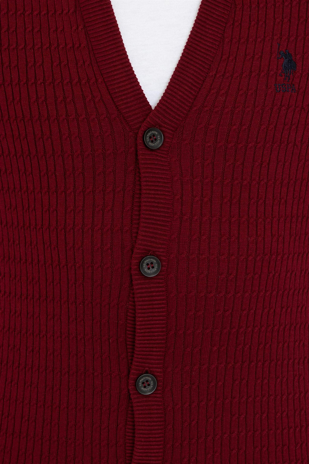 Erkek Bordo Basic Triko H_rka Sepette S_rpriz _ndirim - U.s. polo assn фото 6