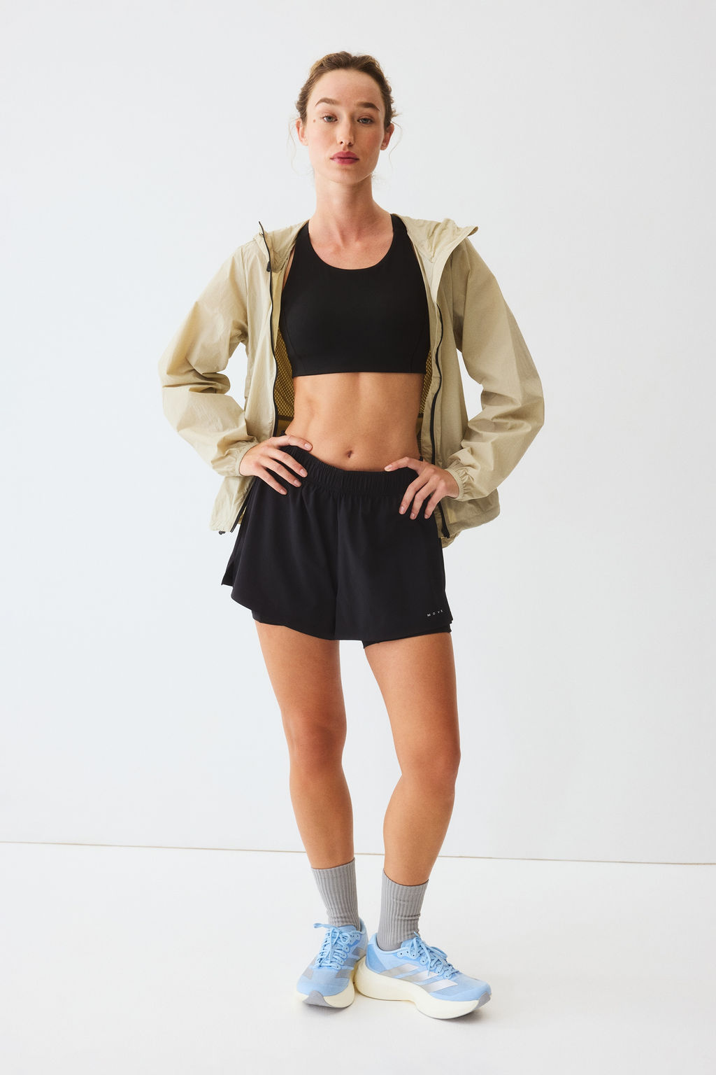 Pantal?n corto de running con DryMove Regular Fit - H&m фото 7