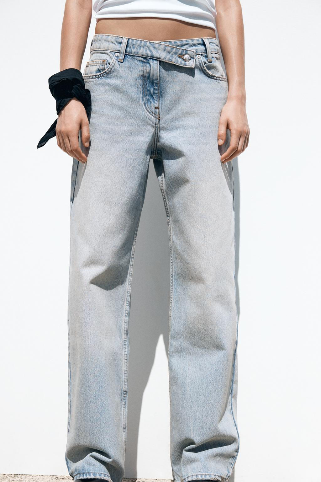 Z1975 STRAIGHT HIGH-WAIST FULL LENGTH JEANS - Zara фото 2