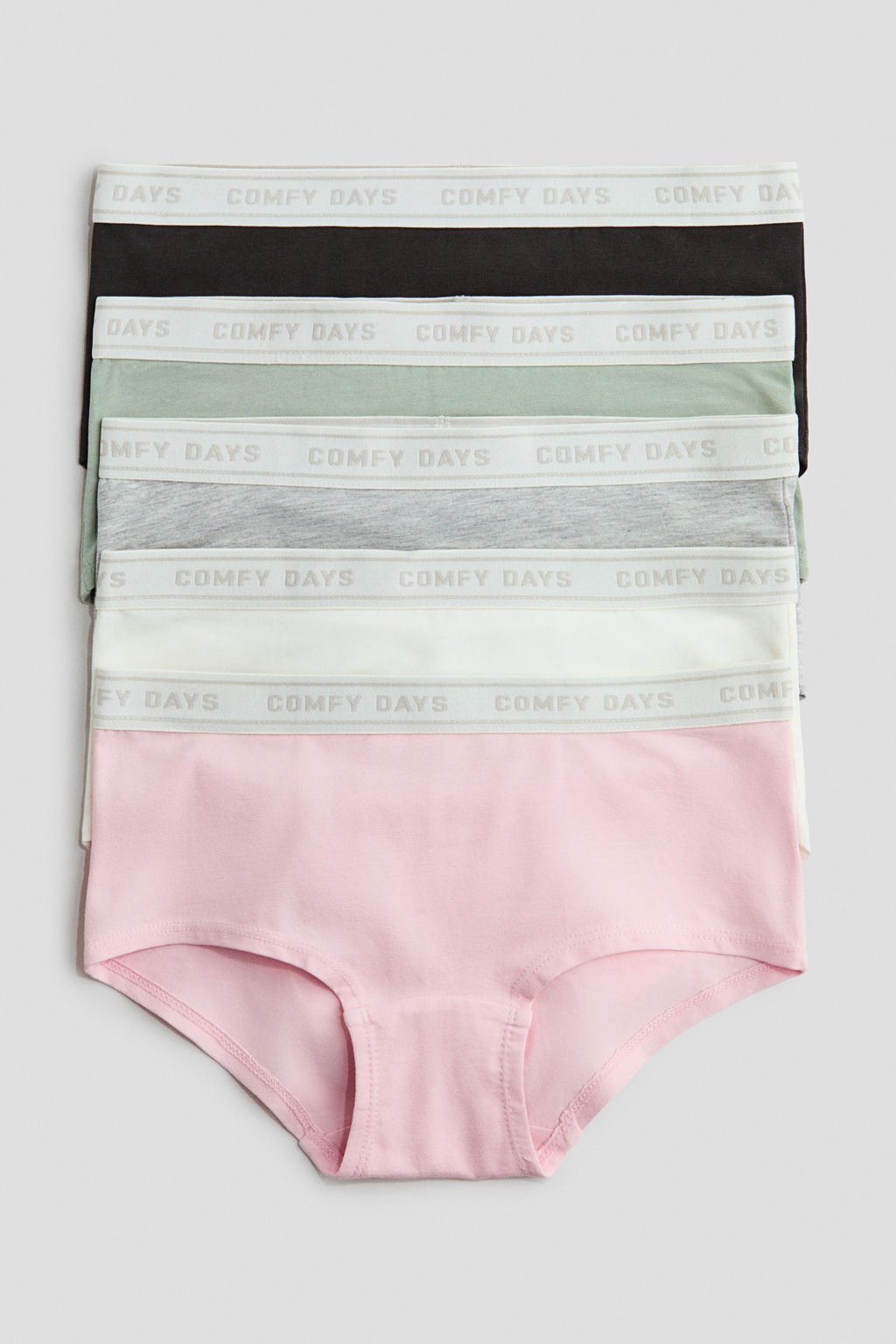 Pack de 5 bragas hipster con motivo de texto - H&m фото 2