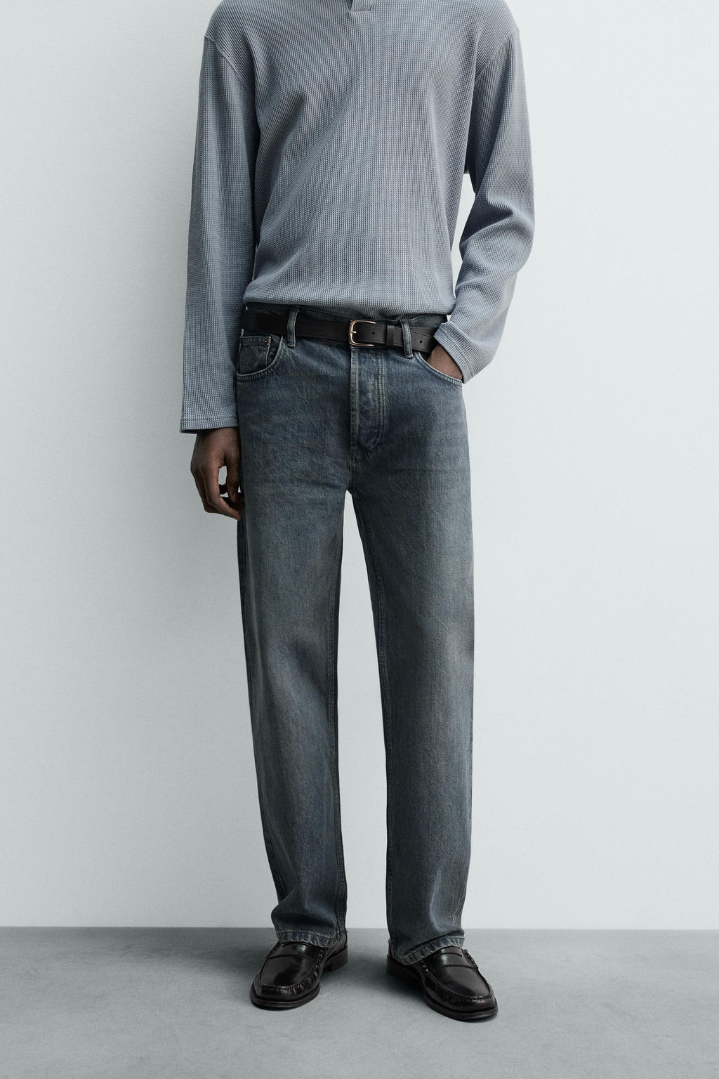STRAIGHT ANKLE FIT JEANS - Zara фото 2