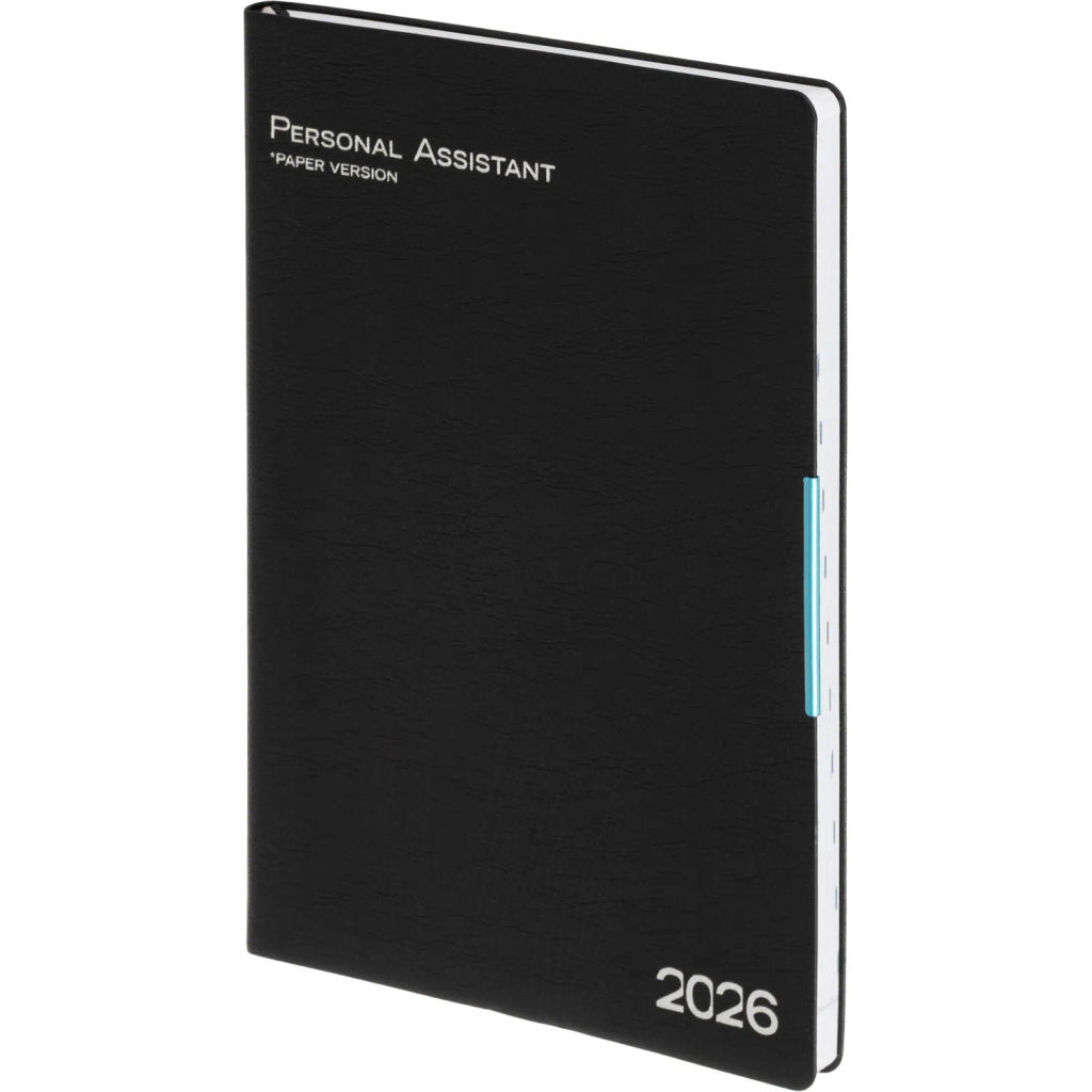 Ежедневник датированный 2026 ESCALADA А4 (210х297мм), 120л, черный 70205