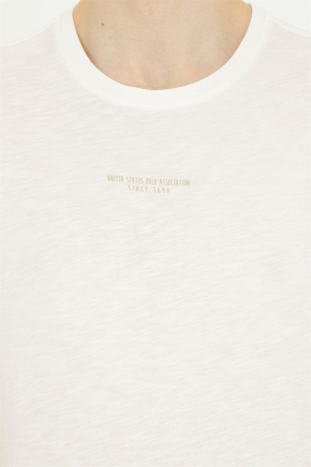 Мужская футболка цвета экрю - U.s. polo assn фото 7