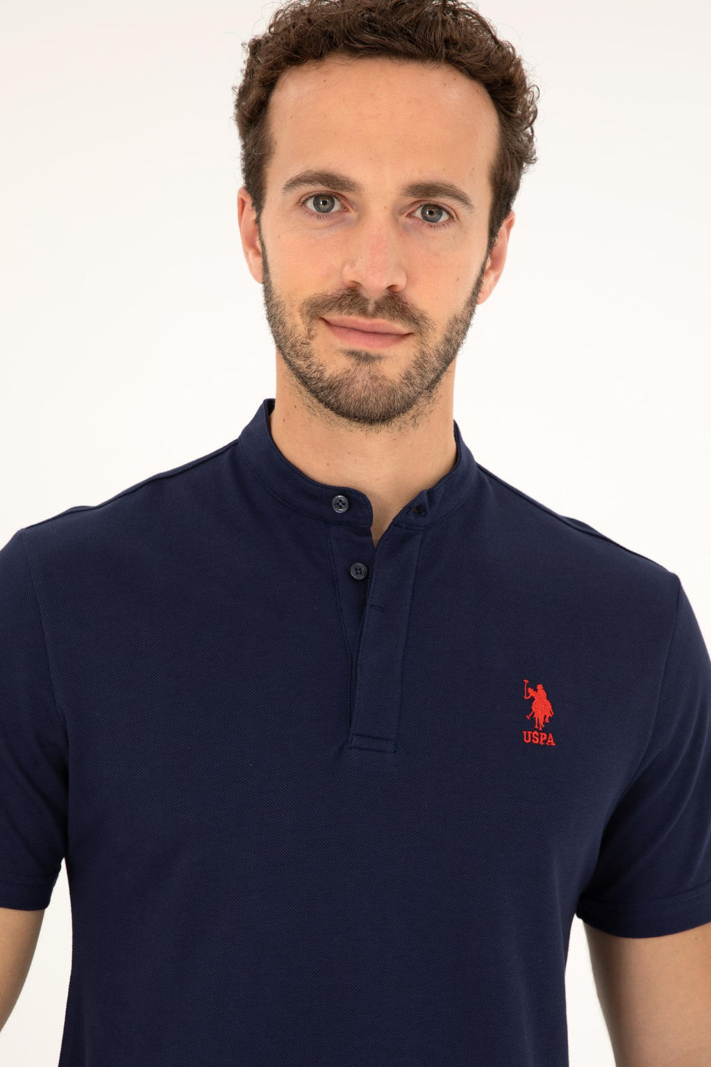 U. S. Polo Assn / Мужская темно-синяя футболка - U.s. polo assn фото 2