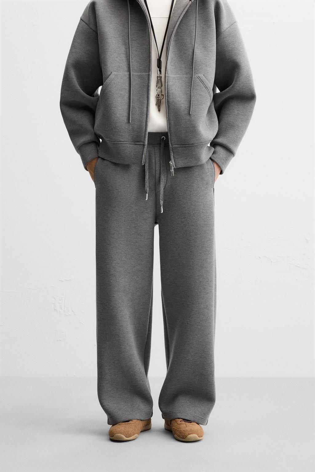 WIDE-LEG JOGGING TROUSERS - Zara фото 2