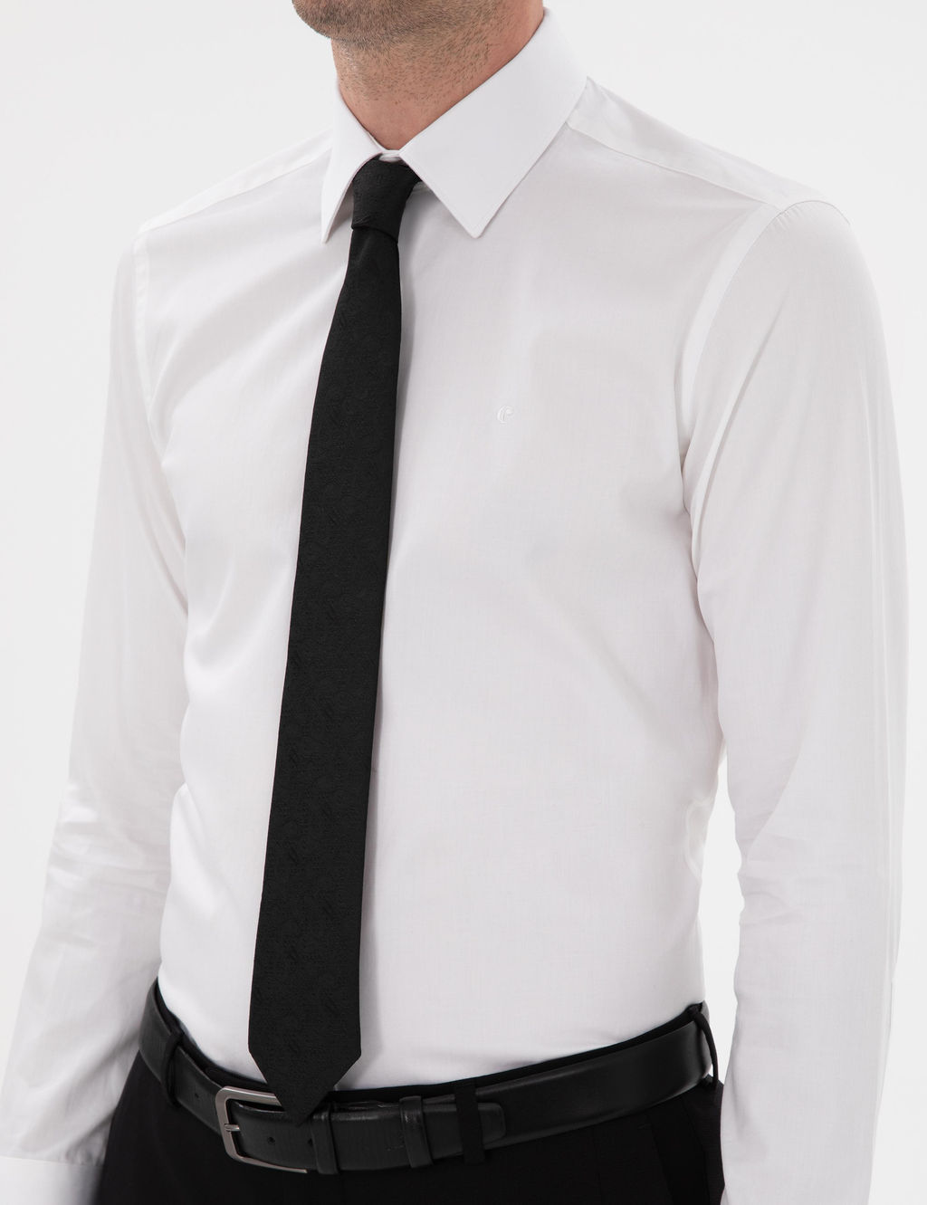 Beyaz Slim Fit Pamuklu Klasik G_mlek - Cacharel фото 7