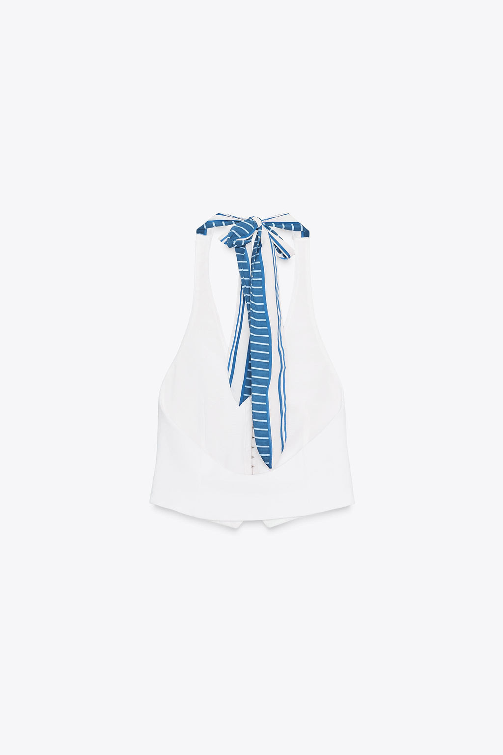 HALTER SCARF WAISTCOAT TOP - Zara фото 5