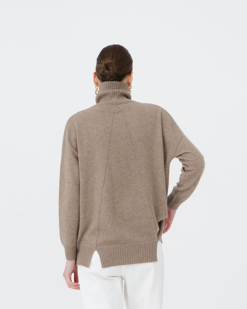 Джемпер из кашемира 12072 капучино