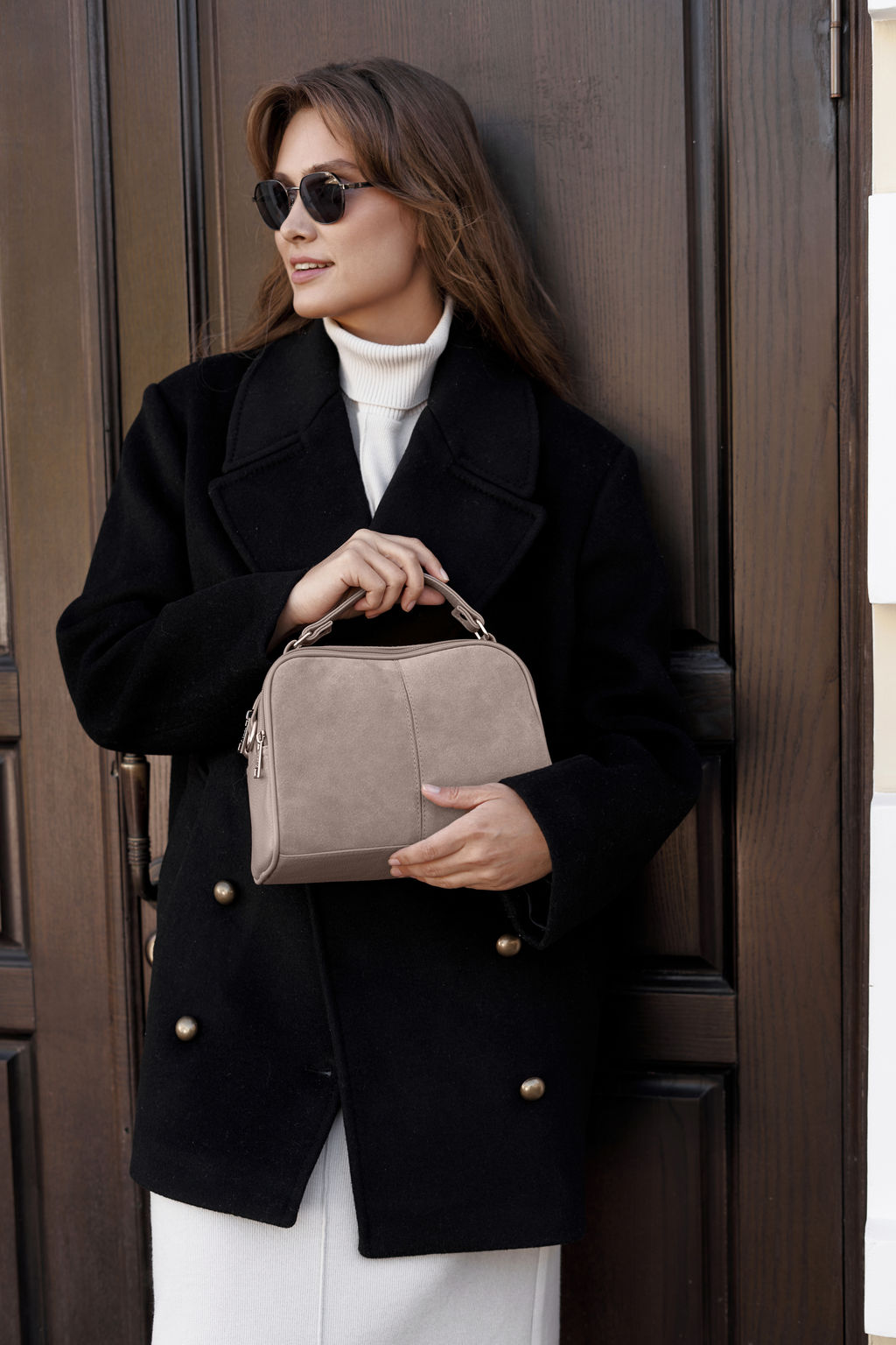 Темно-бежевый саквояж S.Lavia  фото 11