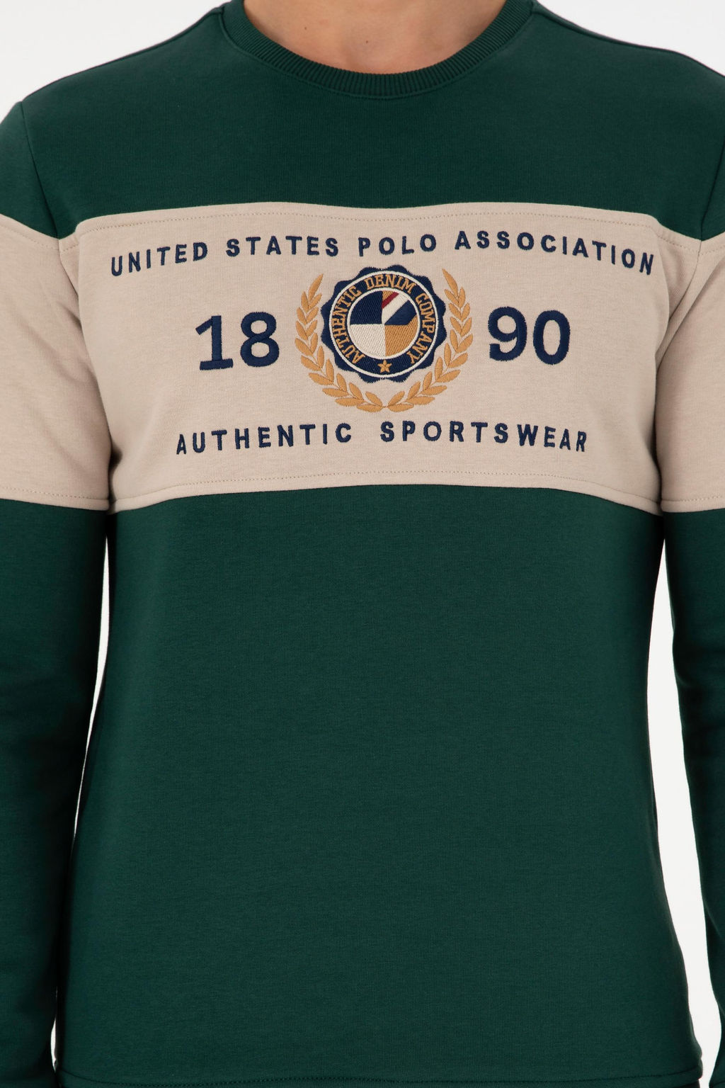 Мужской темно-зеленый свитшот Неожиданная скидка в корзине - U.s. polo assn фото 6