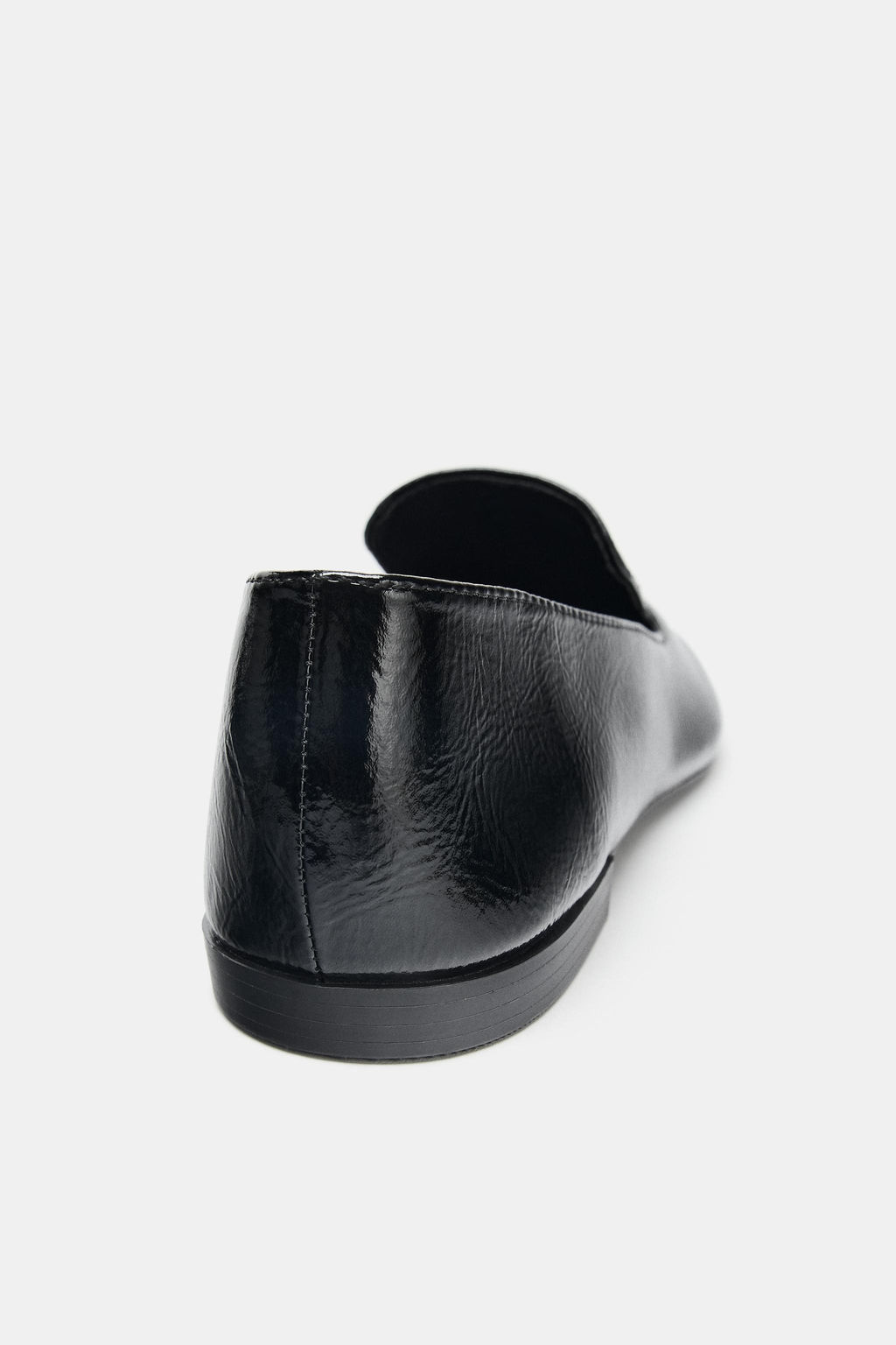 PATENT-EFFECT LOAFERS - Zara фото 9