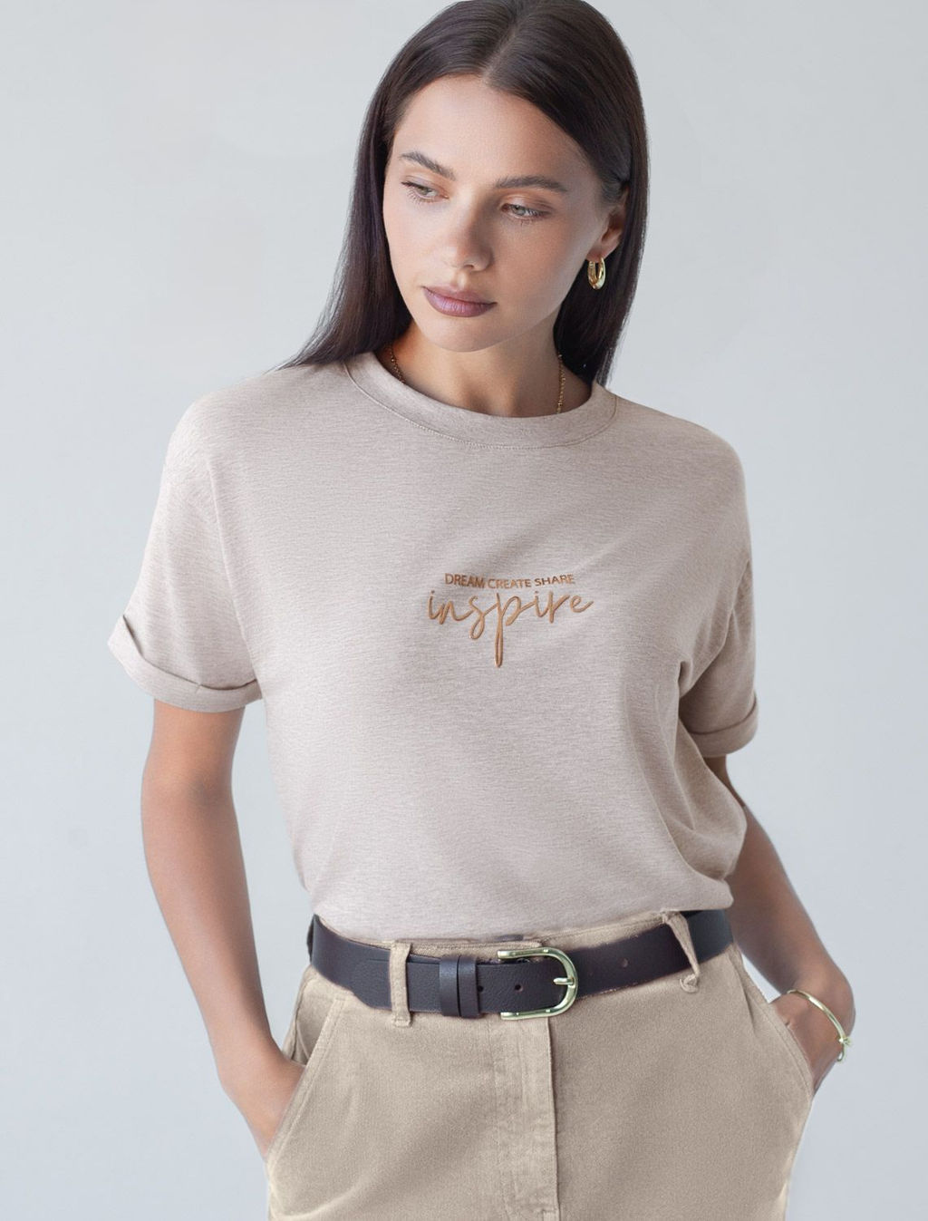 Футболка из премиального хлопка с авторским принтом