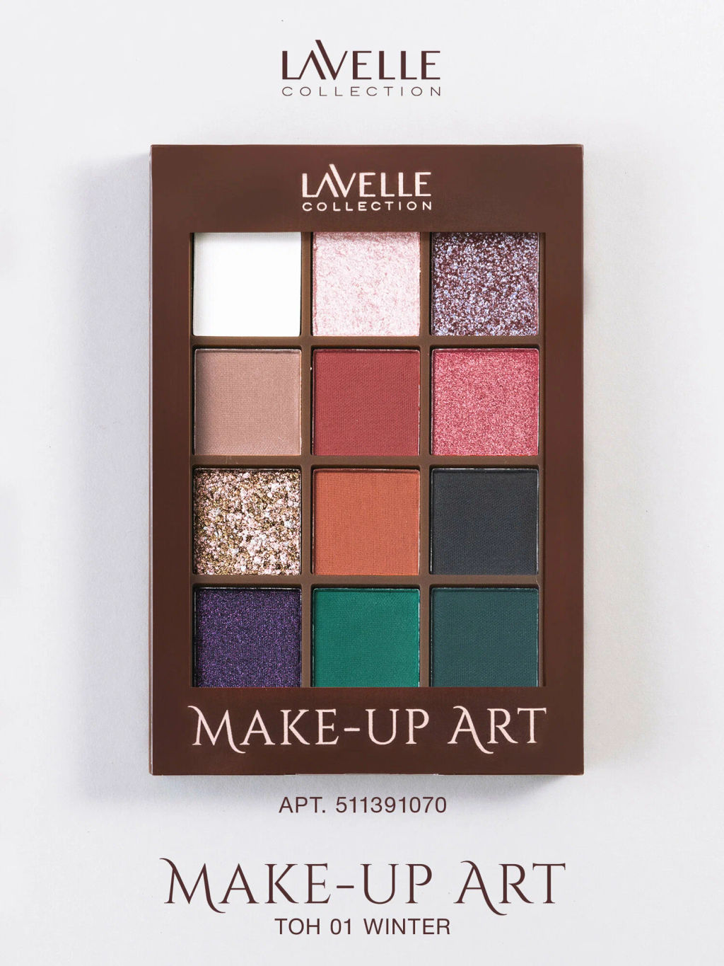 LavelleCollection Тени д/век Make up art тон 01 winter ES ART 01