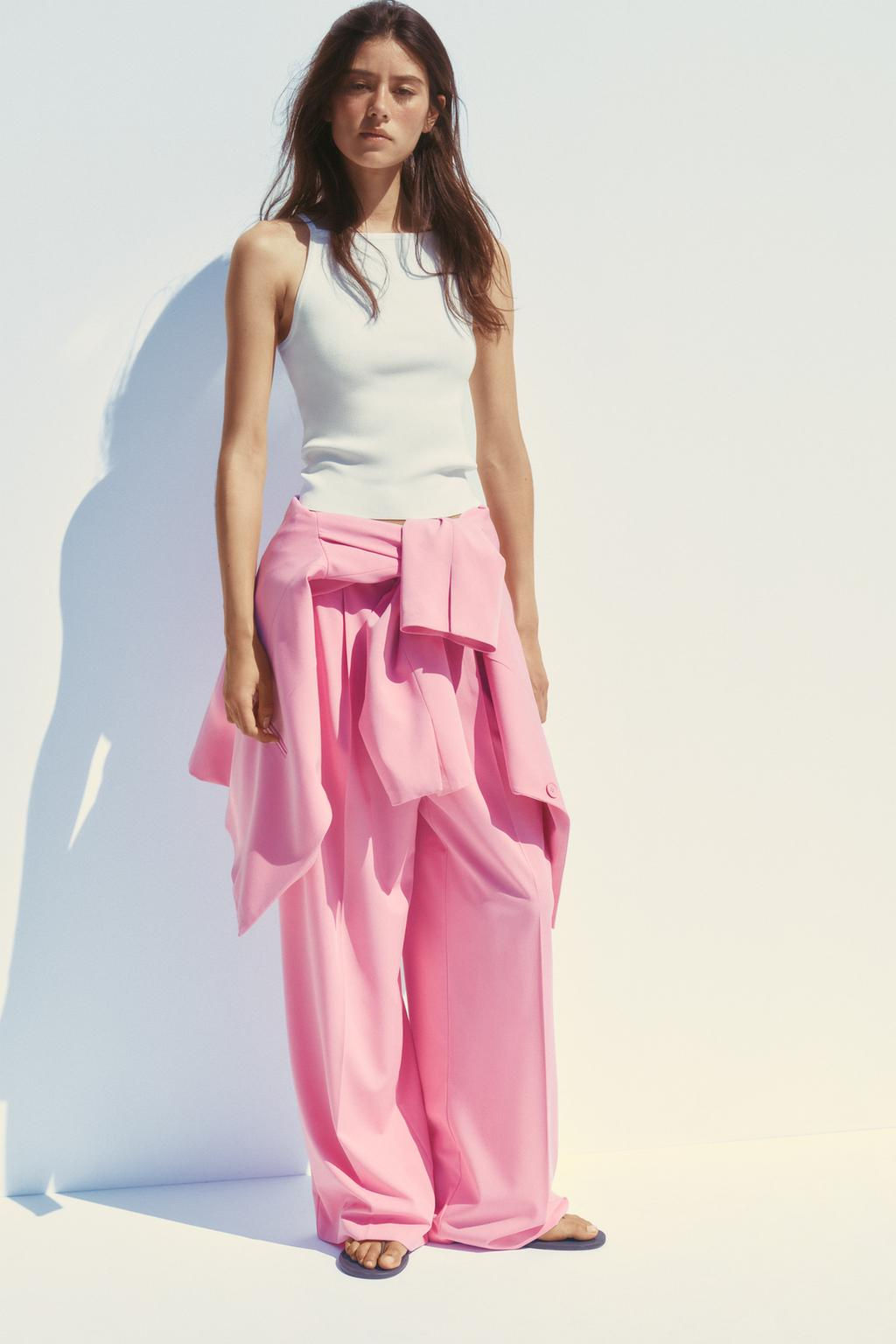 KNIT CUT OUT TIE TOP - Zara фото 7