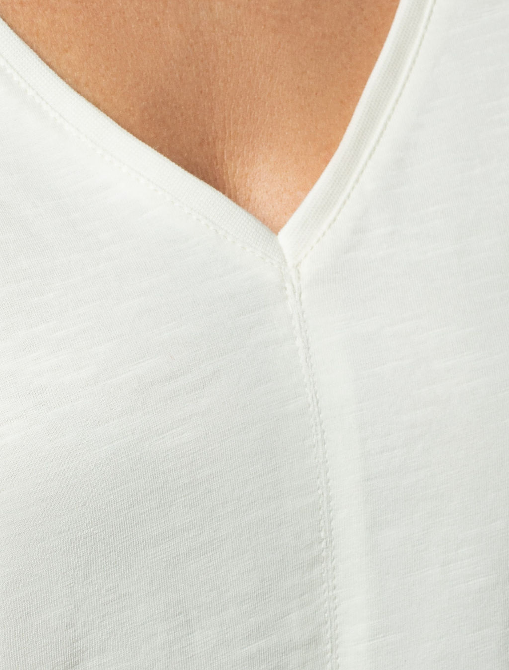 VILATTE / Футболка из фактурного полотна из 100% хлопка фото 3