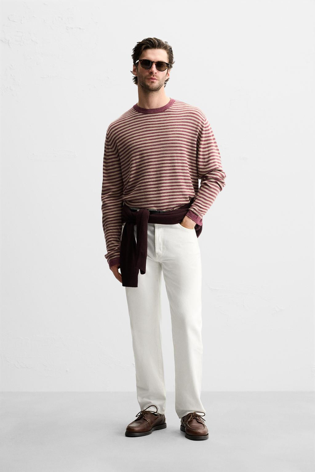 STRIPED JACQUARD SWEATER - Zara фото 4