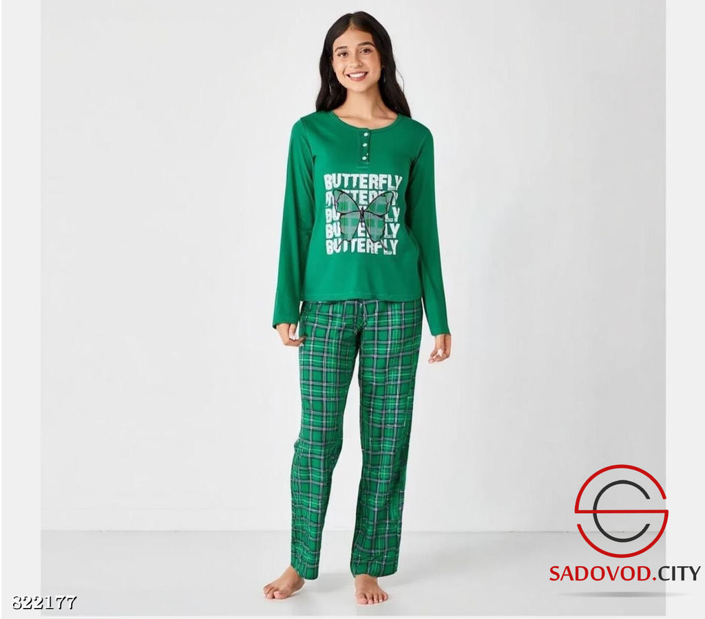 Пижама с начёсом домашняя