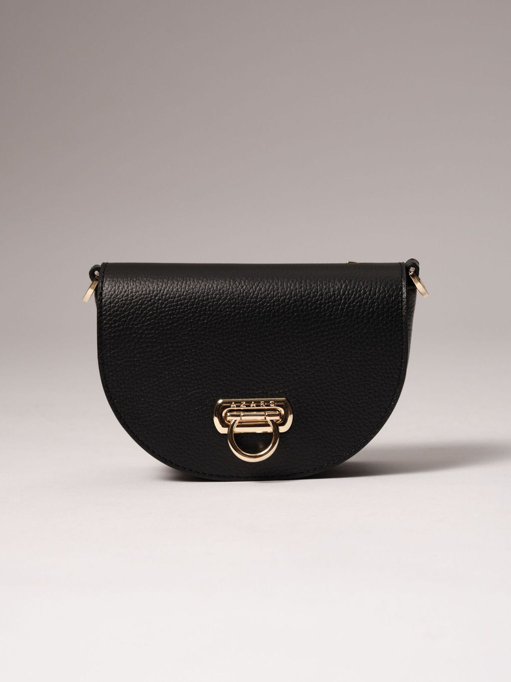 Сумка кожаная кросс-боди Azaro 31032 черная